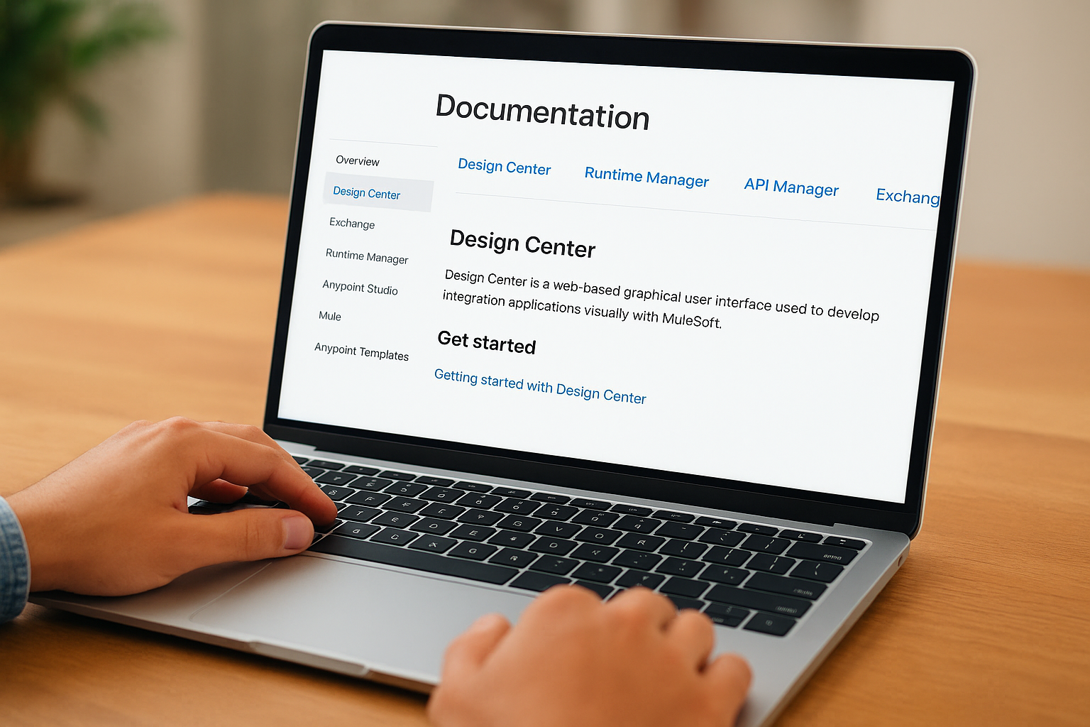 Starting with the documentation home page