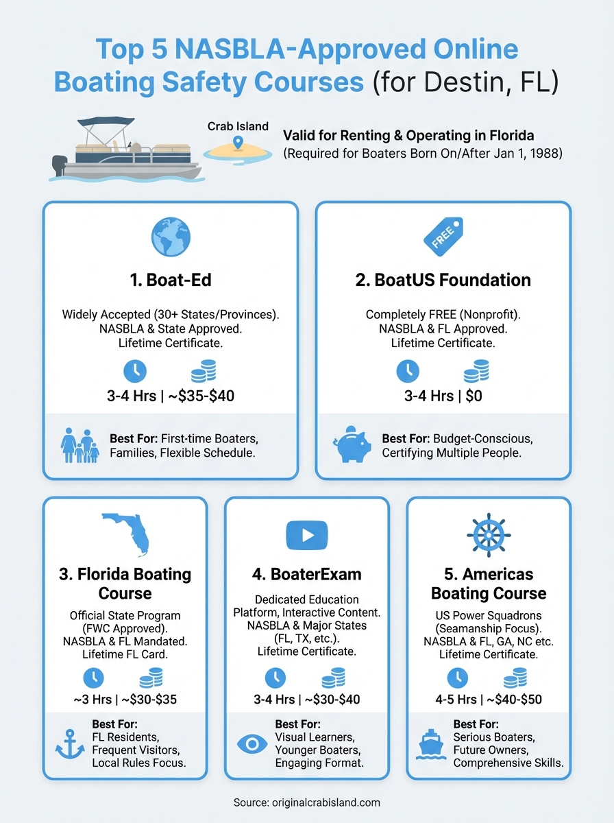 nasbla approved boating safety course infographic