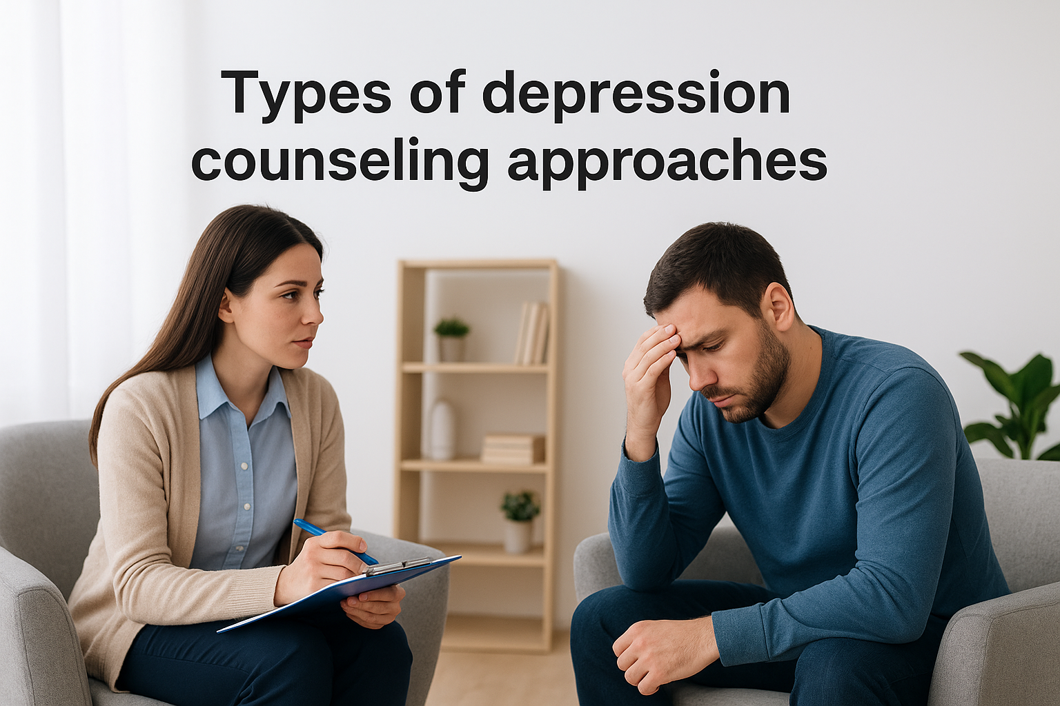 Types of depression counseling approaches