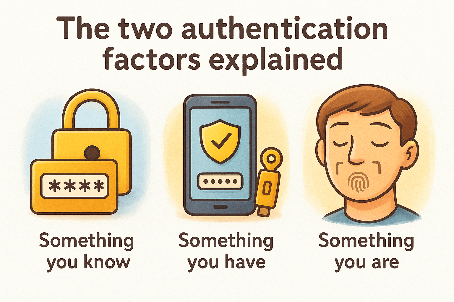 The two authentication factors explained
