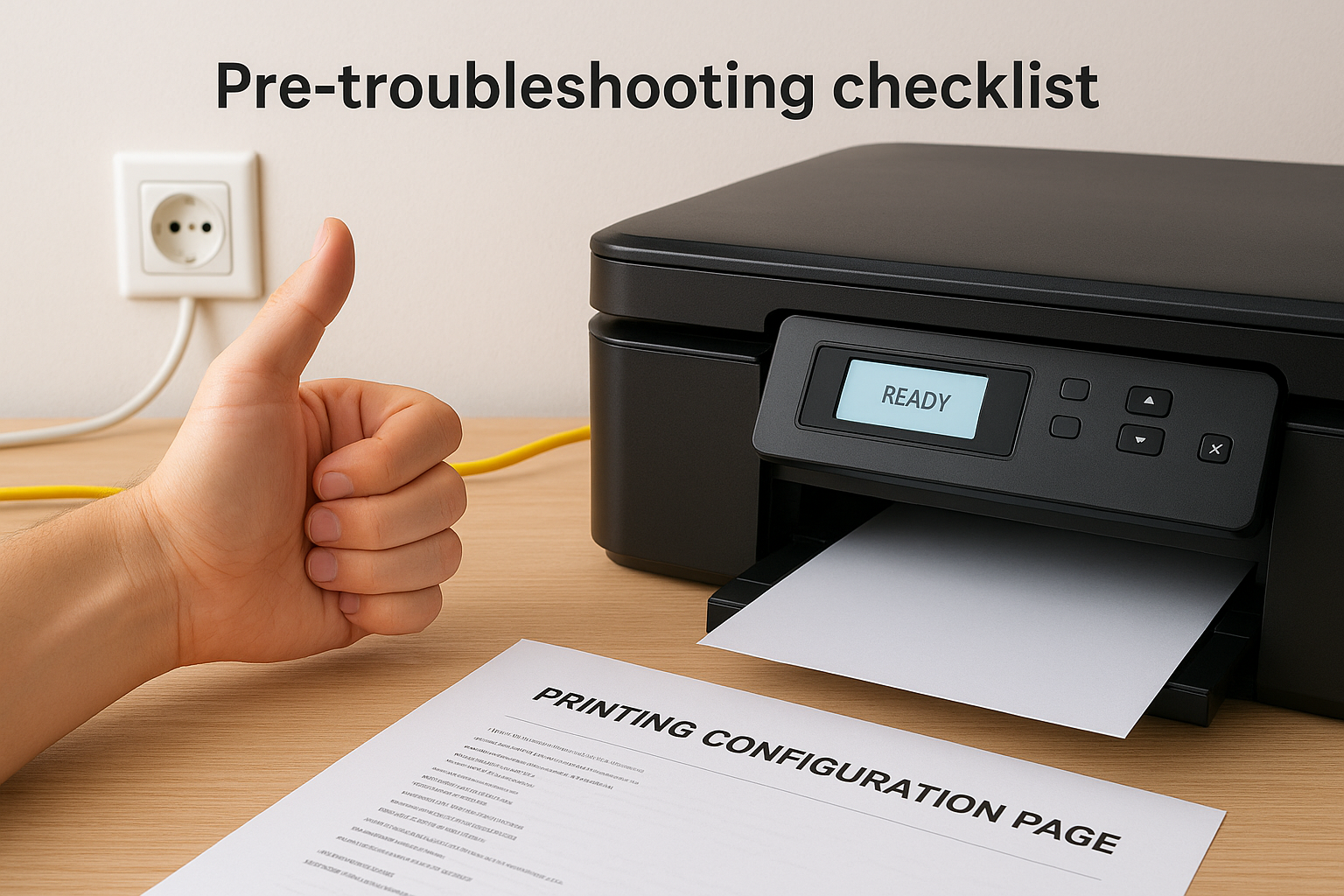 Pre-troubleshooting checklist