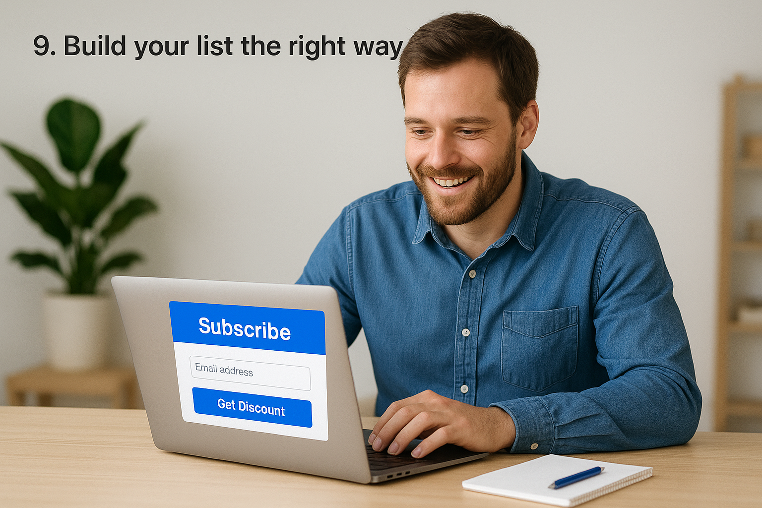 9. Build your list the right way