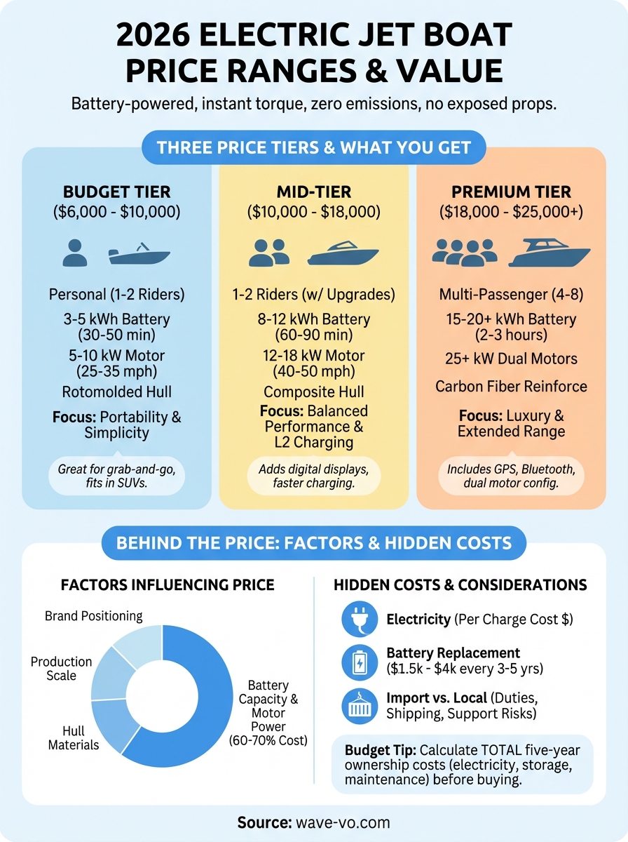 electric jet boat price infographic