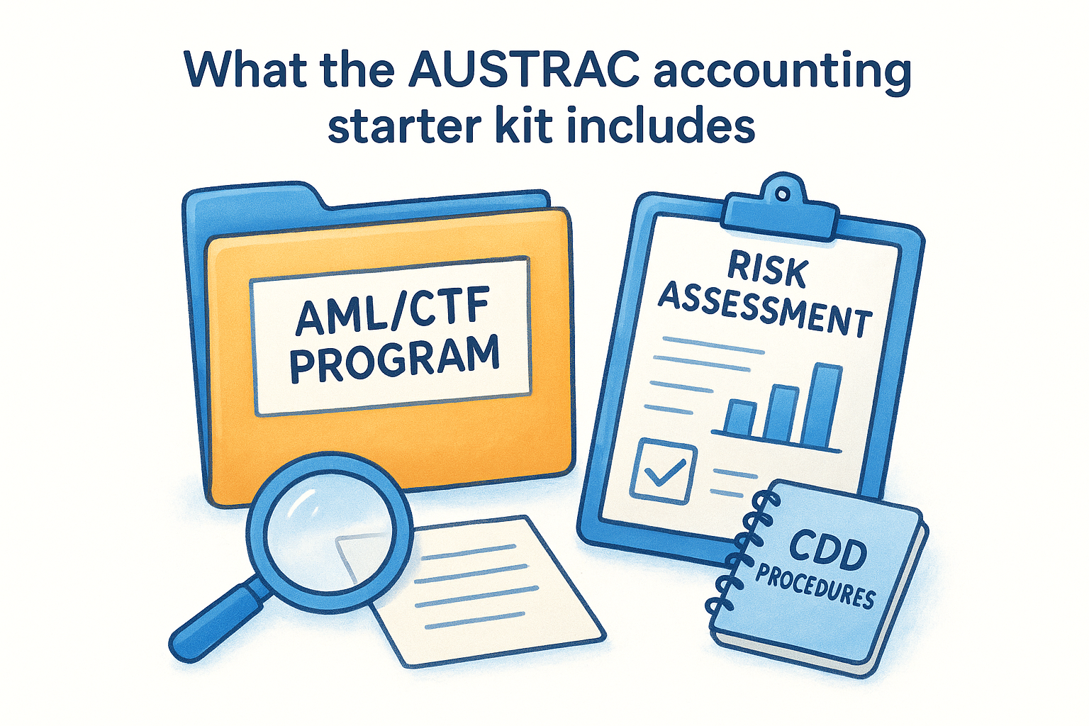 What the AUSTRAC accounting starter kit includes