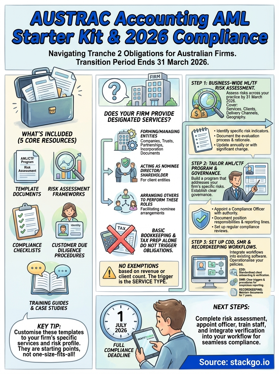 accounting aml starter kit infographic