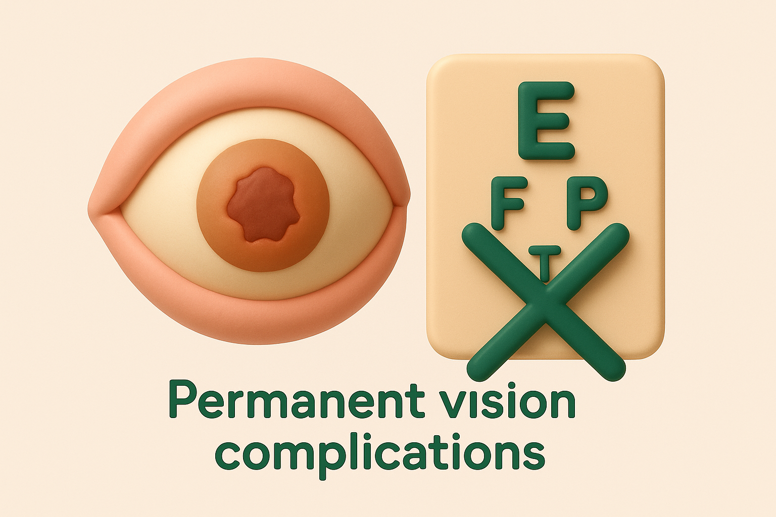 Permanent vision complications