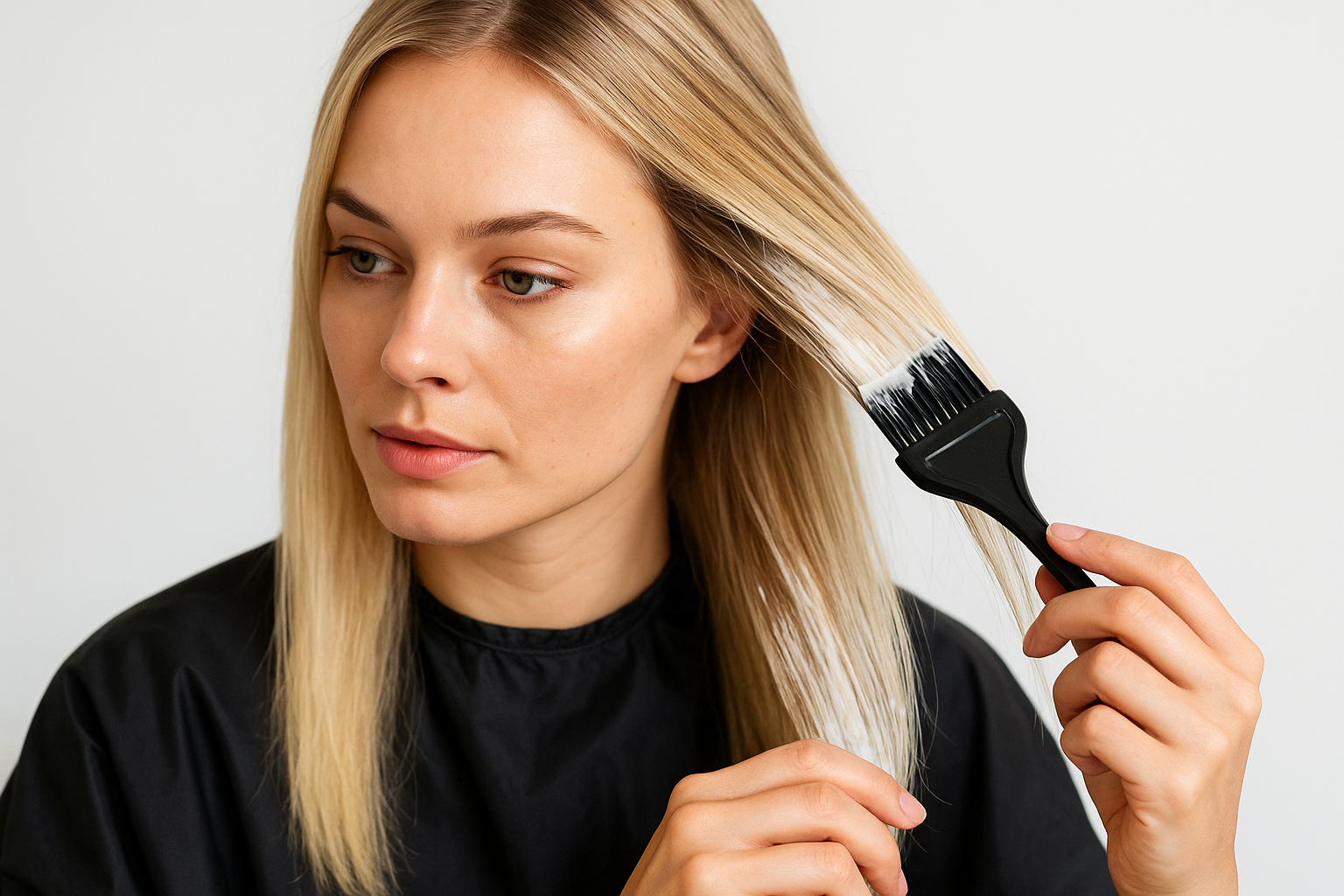 Step 2. Get the Barbie blonde without frying it