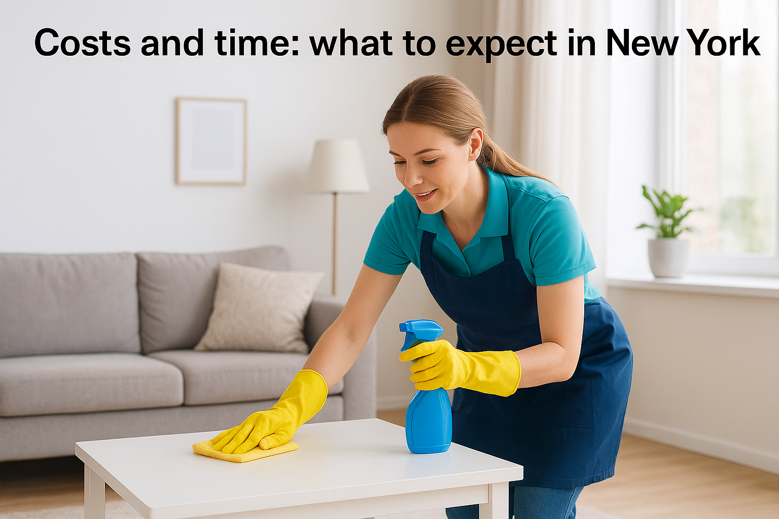 Costs and time: what to expect in New York