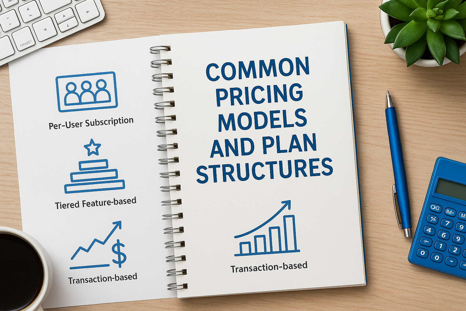 Common pricing models and plan structures