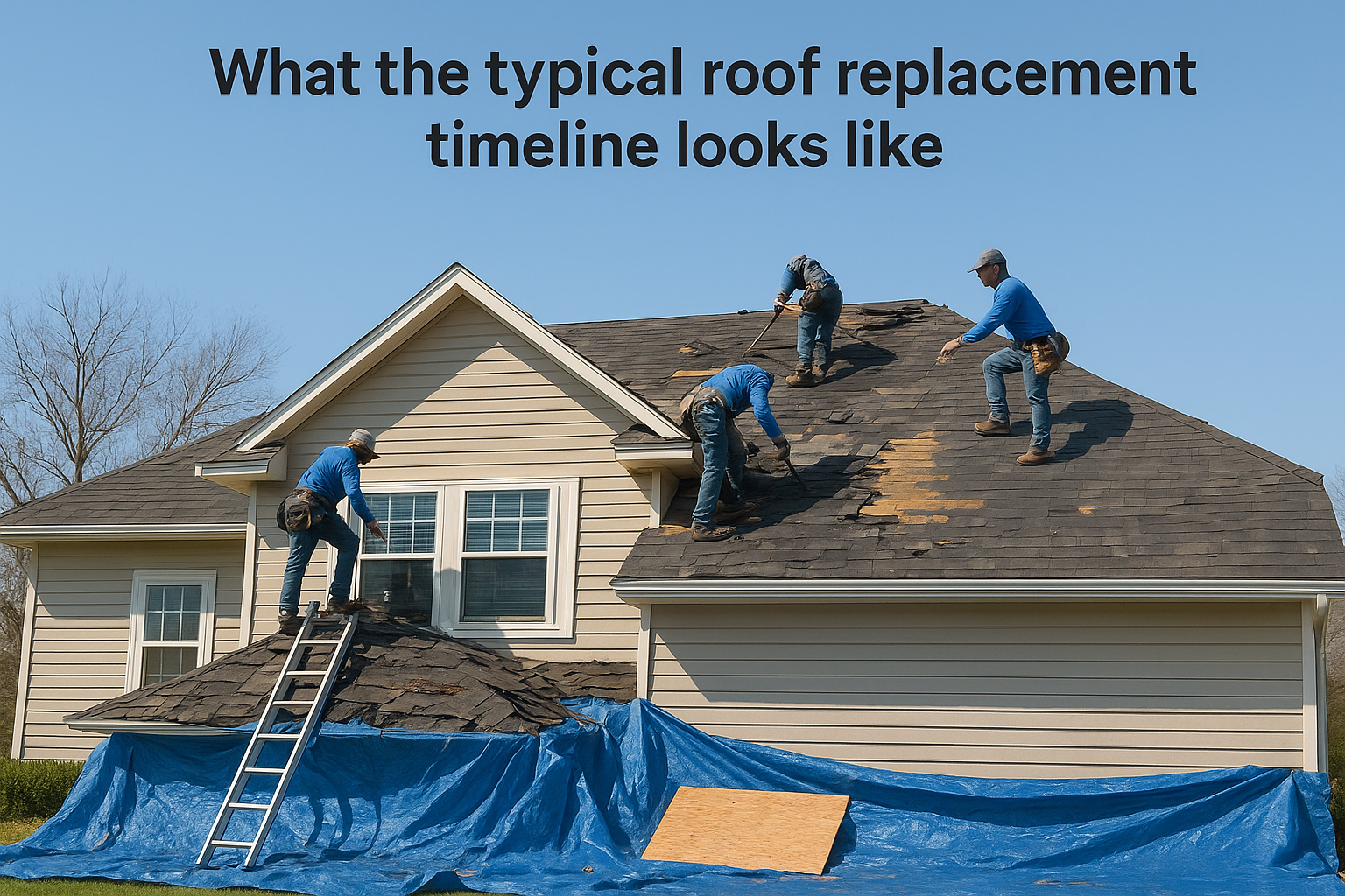 What the typical roof replacement timeline looks like