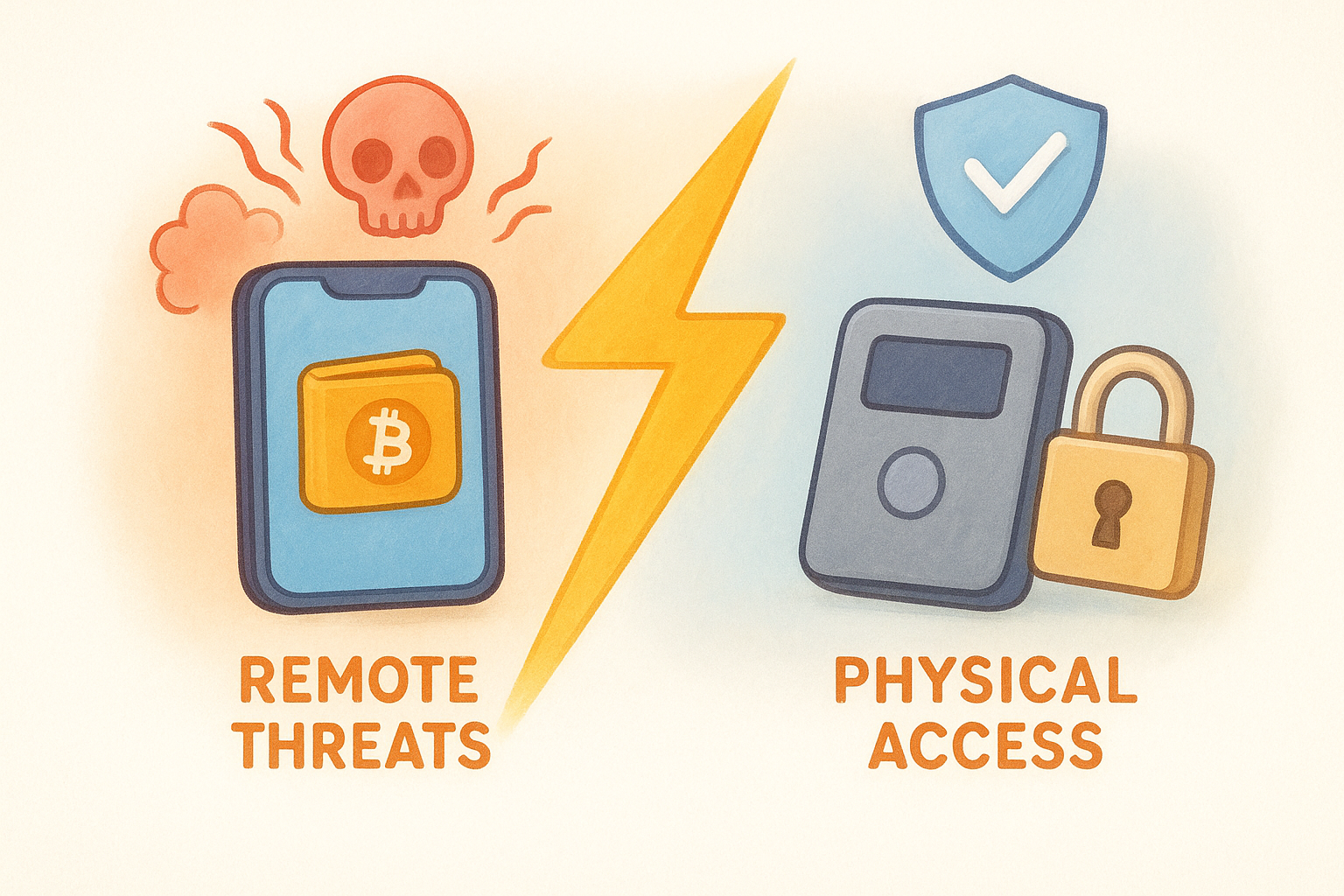 Attack surface differences