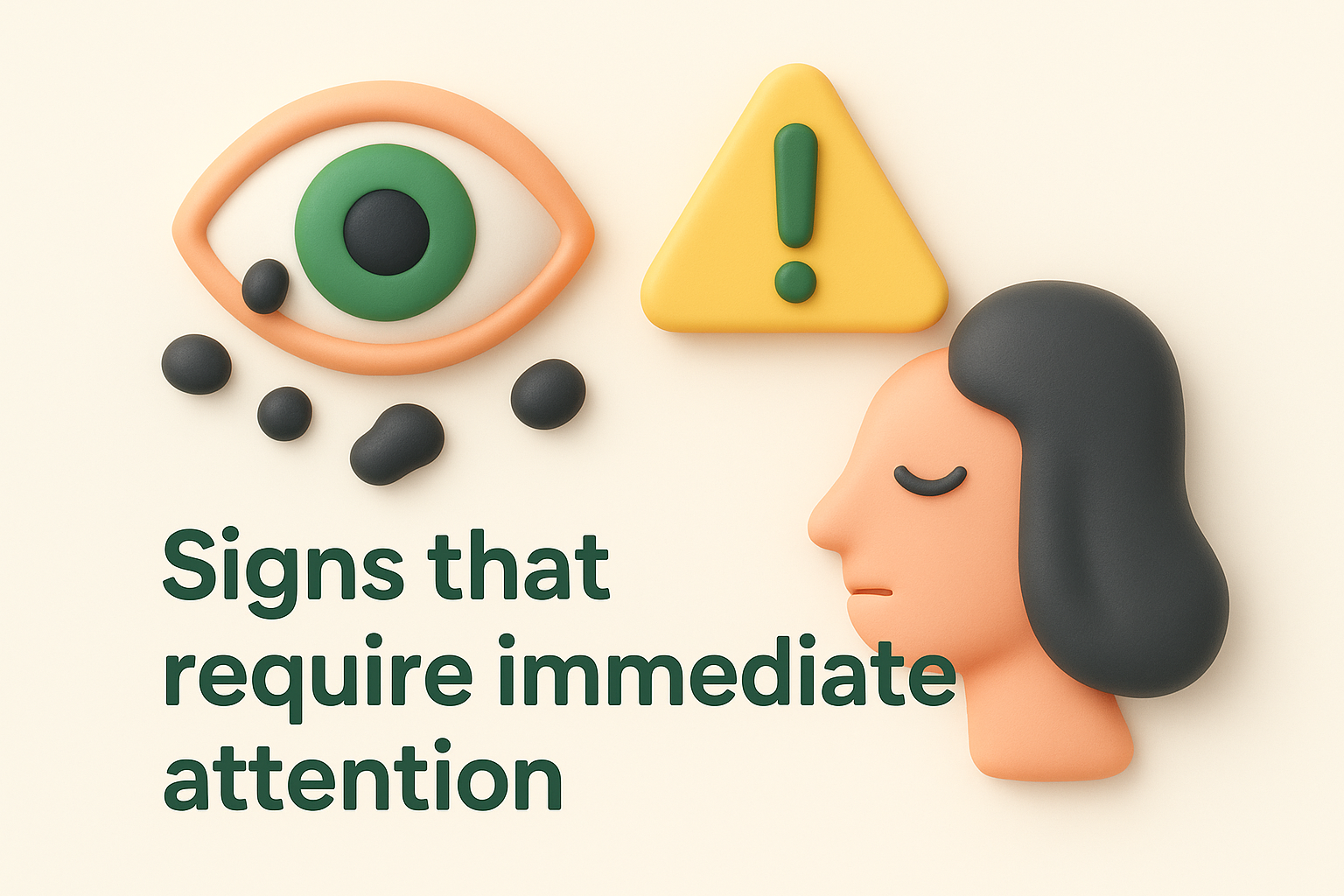 Signs that require immediate attention
