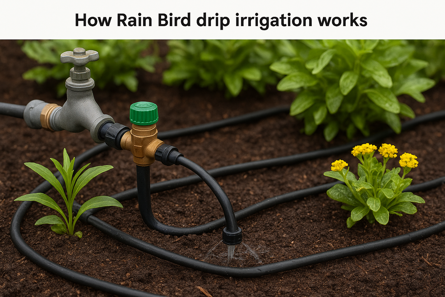 How Rain Bird drip irrigation works