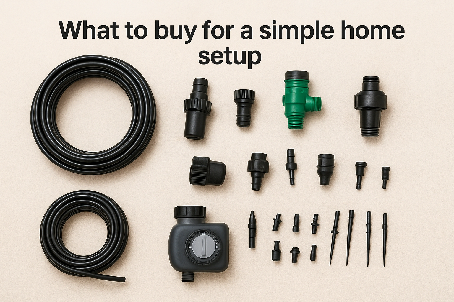 What to buy for a simple home setup