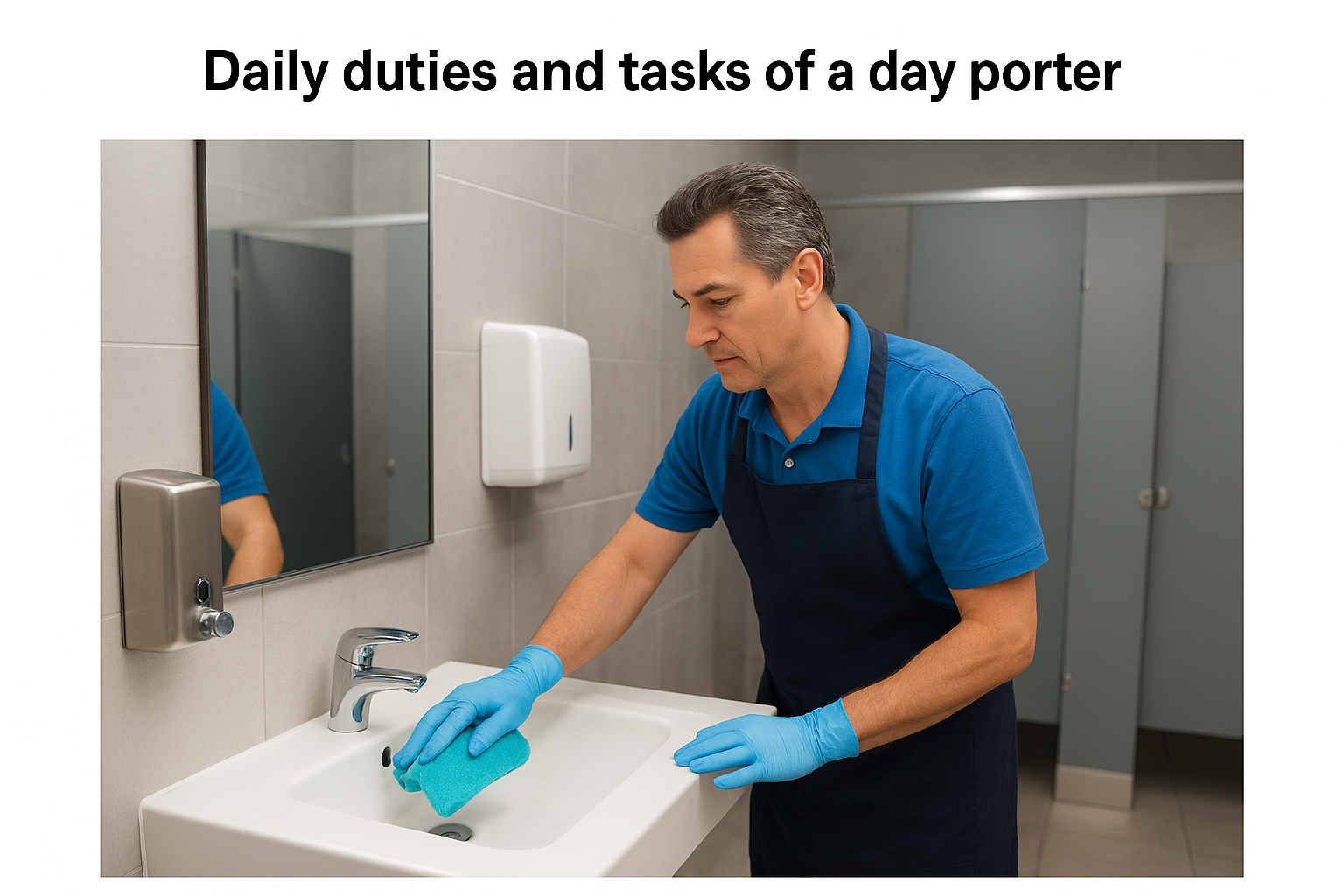 Daily duties and tasks of a day porter