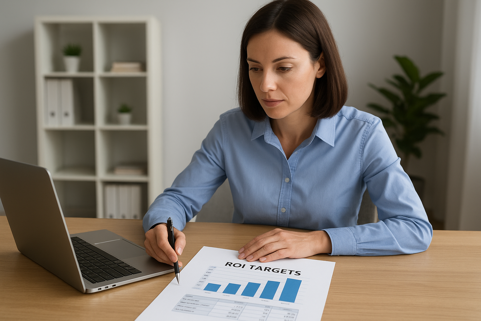 Establish quantified ROI targets