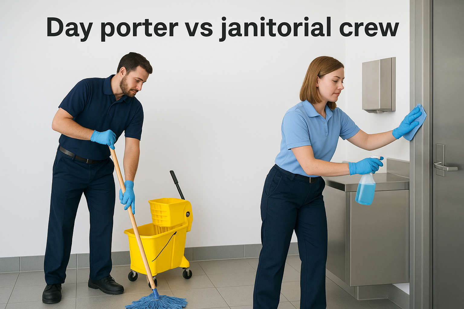 Day porter vs janitorial crew