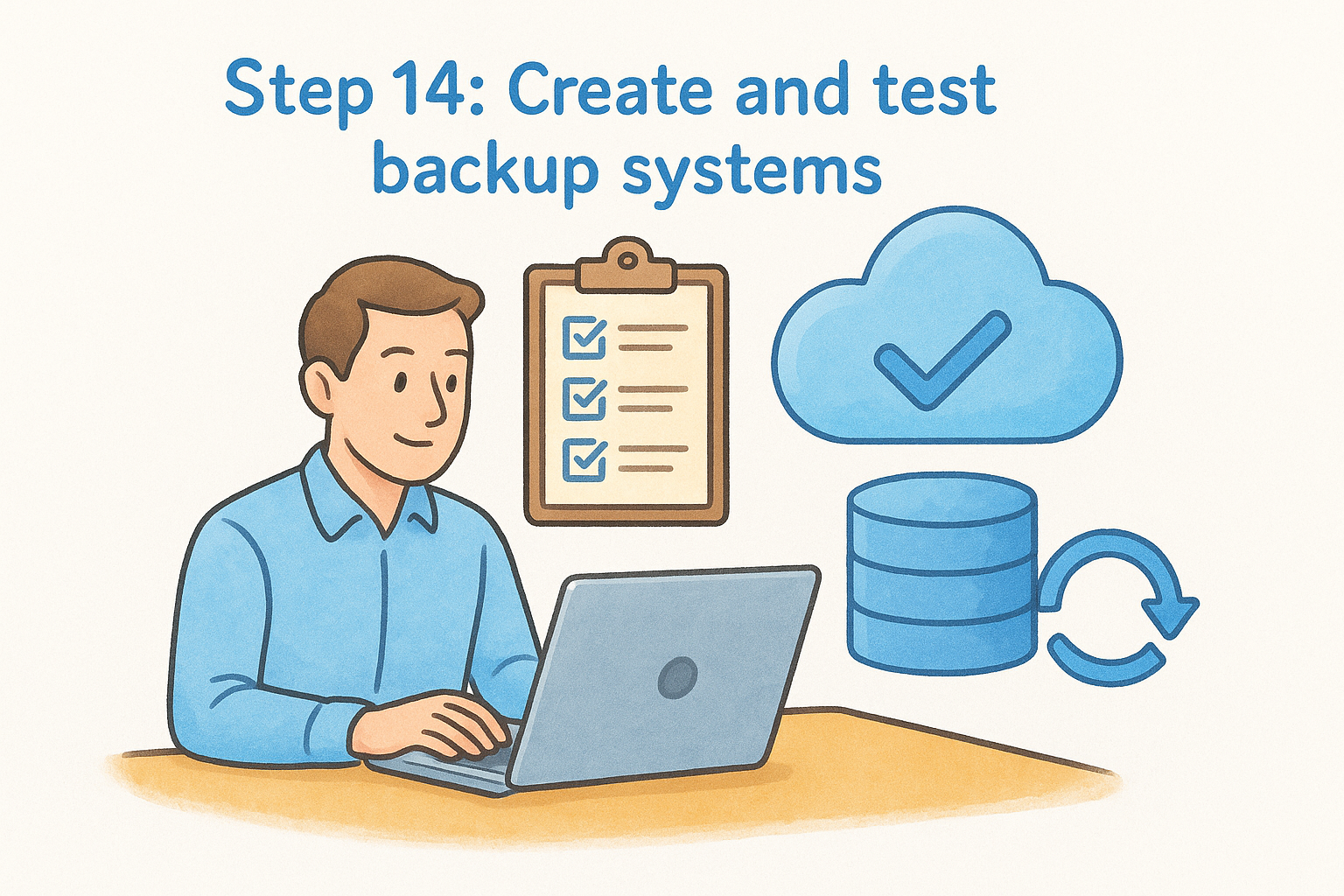 Step 14: Create and test backup systems