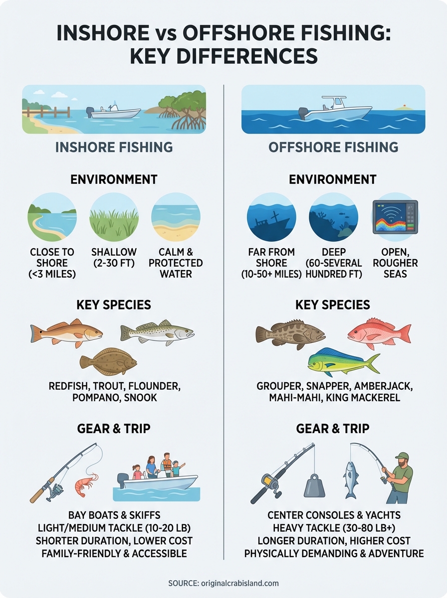inshore vs offshore fishing infographic