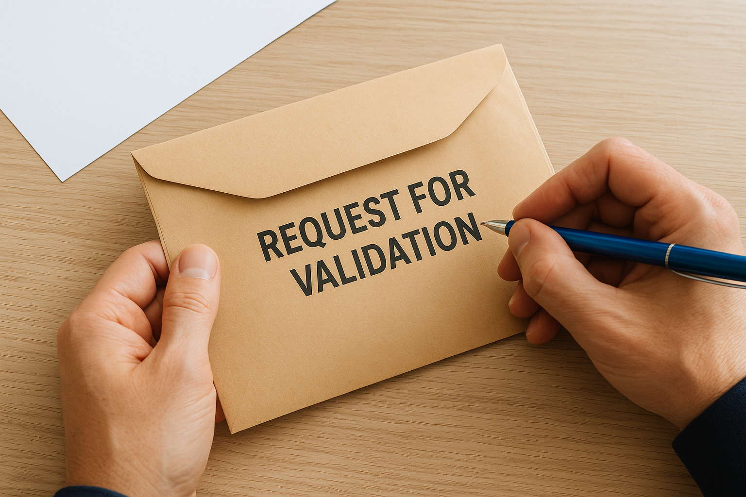 Request written validation within 30 days