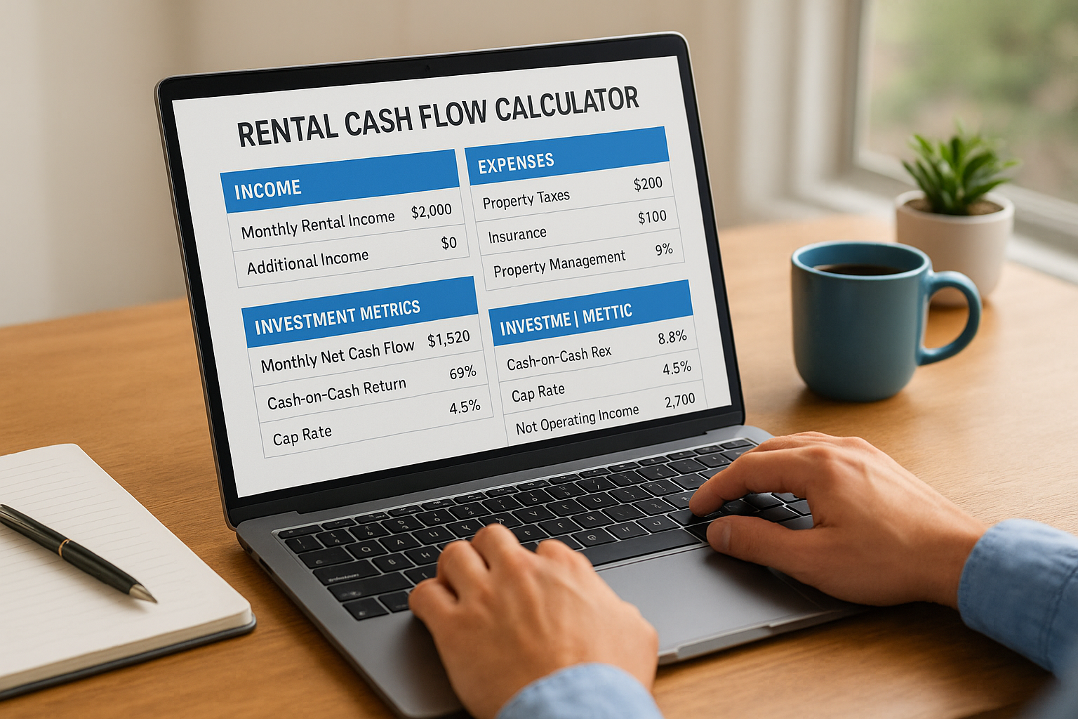 What a rental cash flow calculator should include