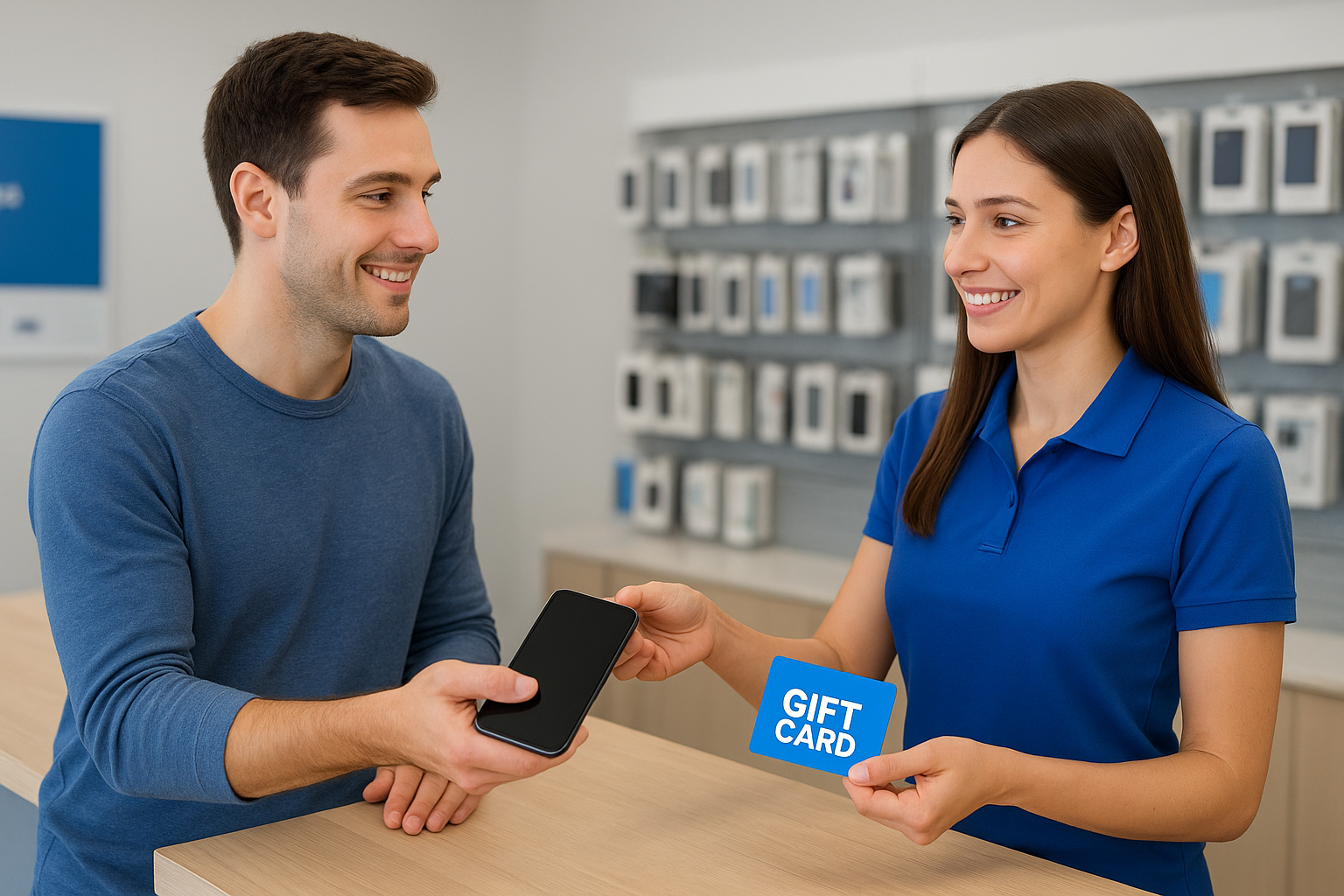 Step 3. Trade in at a store and get your gift card