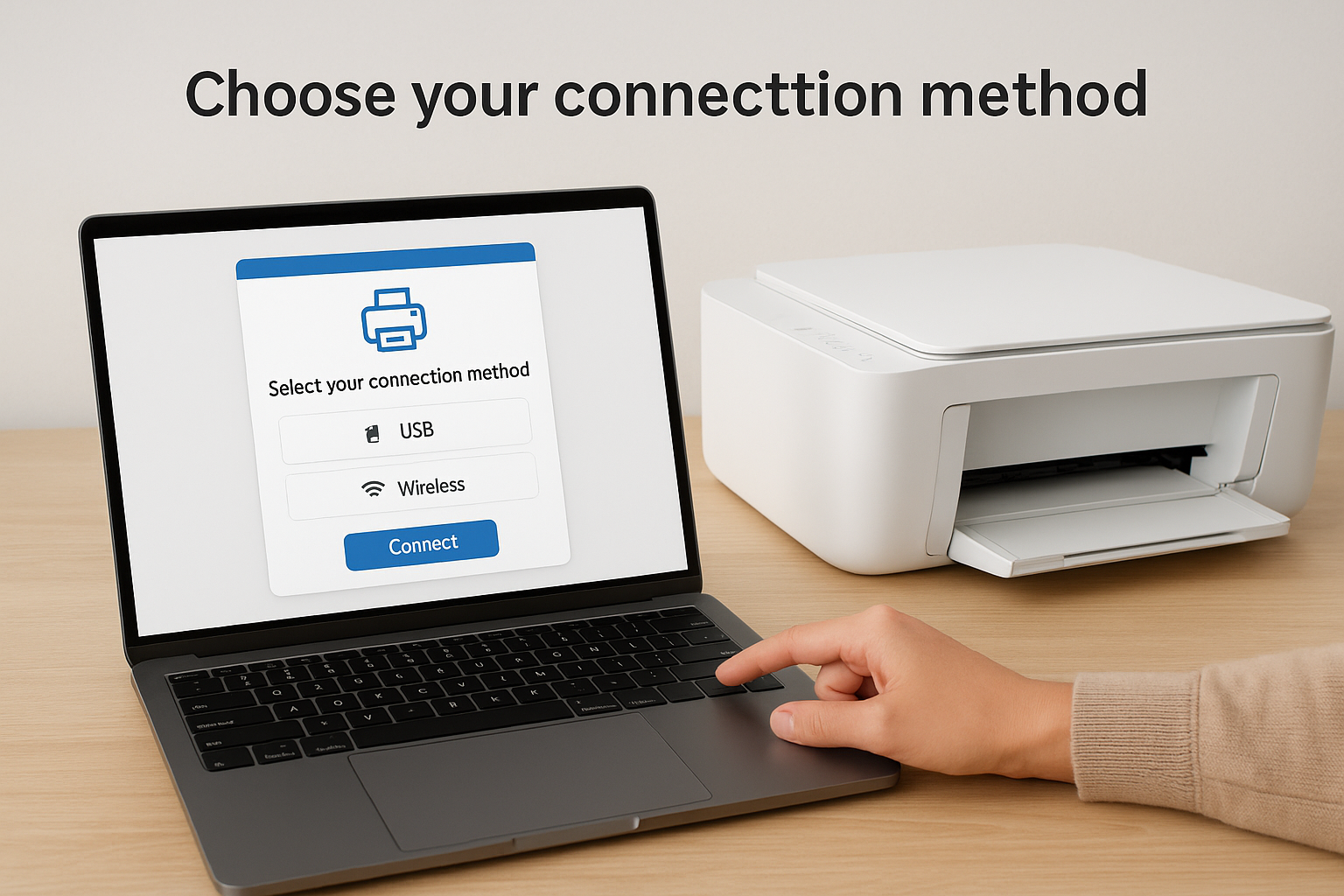 Choose your connection method