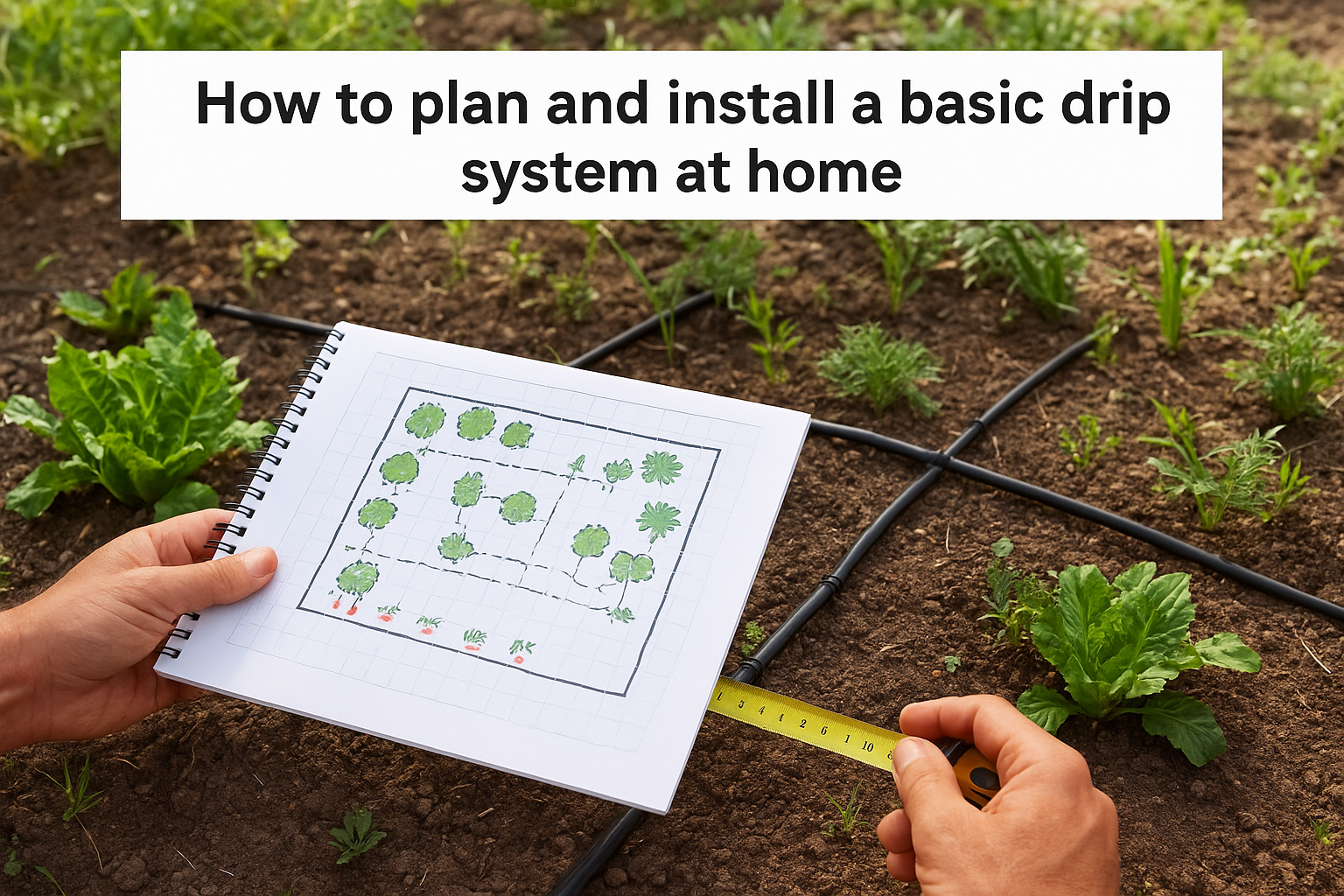 How to plan and install a basic drip system at home