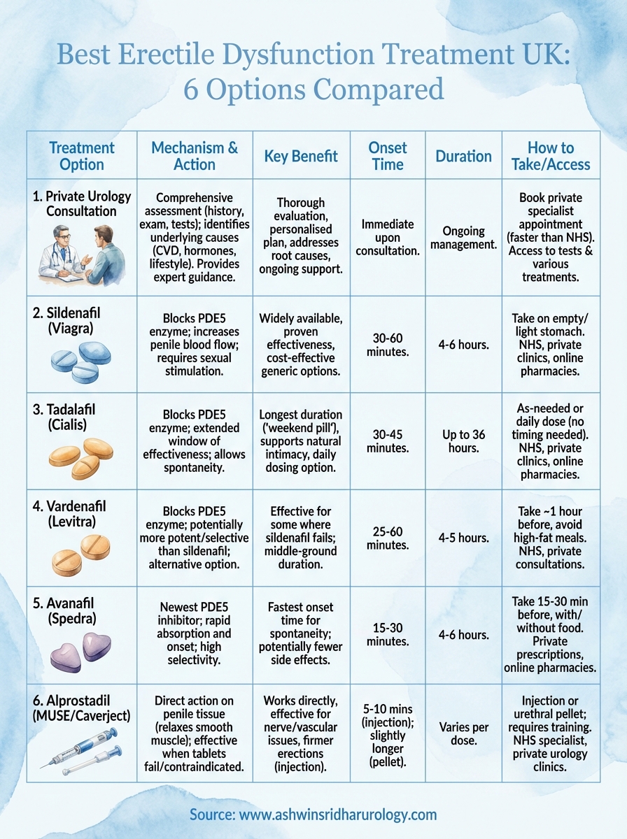 best erectile dysfunction treatment uk infographic