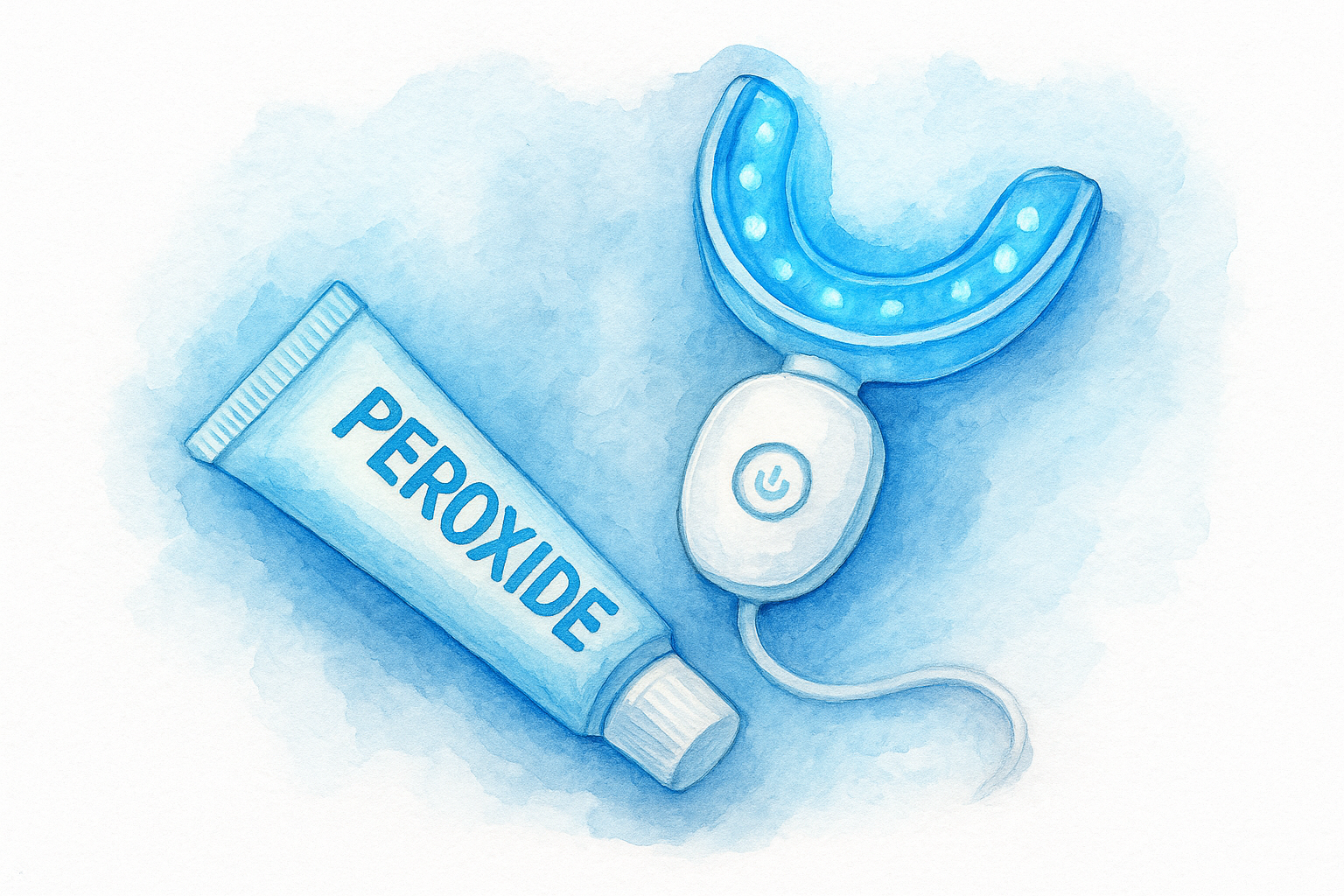 4. LED whitening kit with peroxide gel