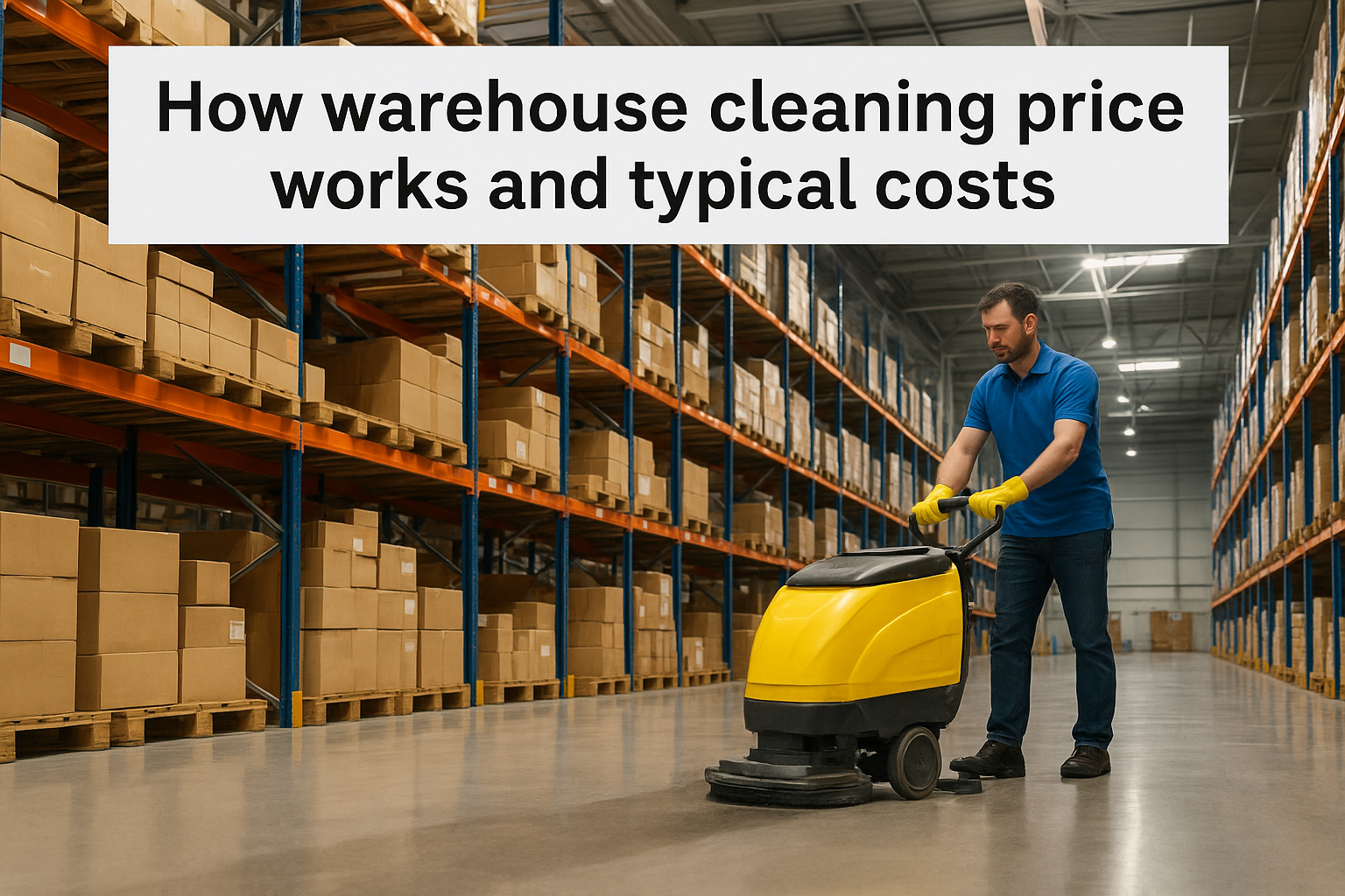 How warehouse cleaning pricing works and typical costs
