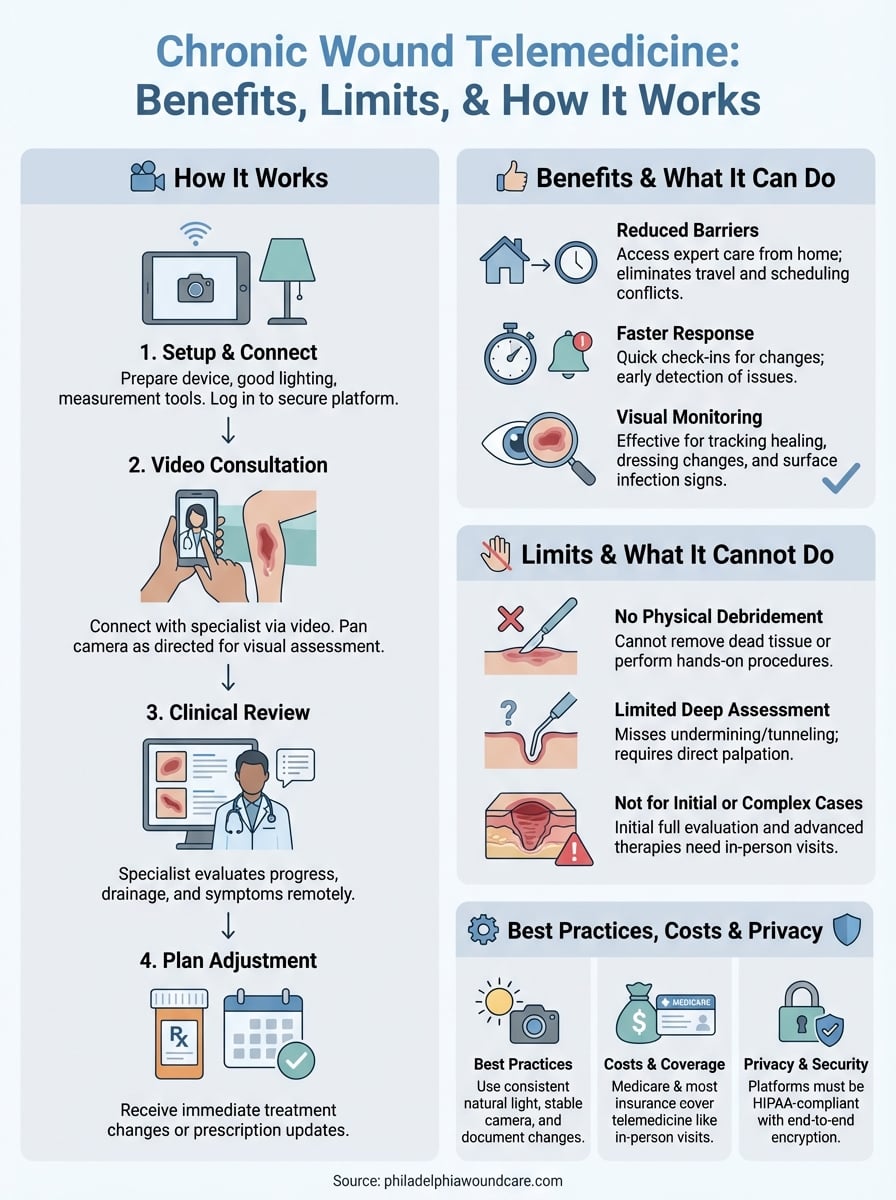 chronic wound telemedicine infographic