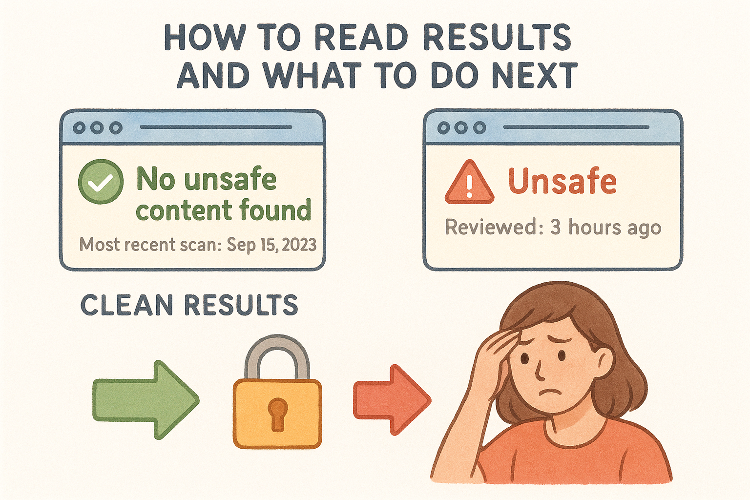 How to read results and what to do next