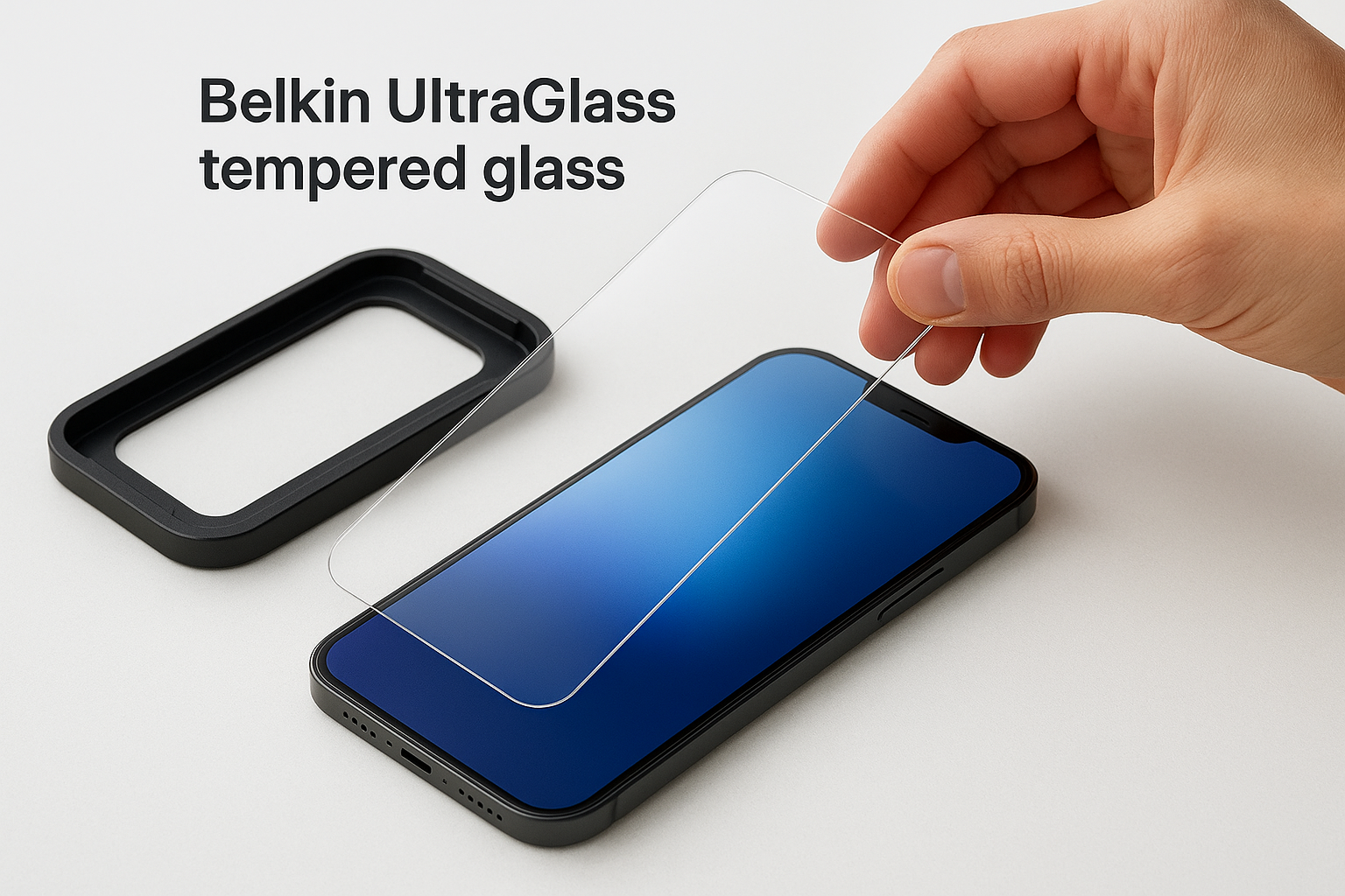 6. Belkin UltraGlass tempered glass