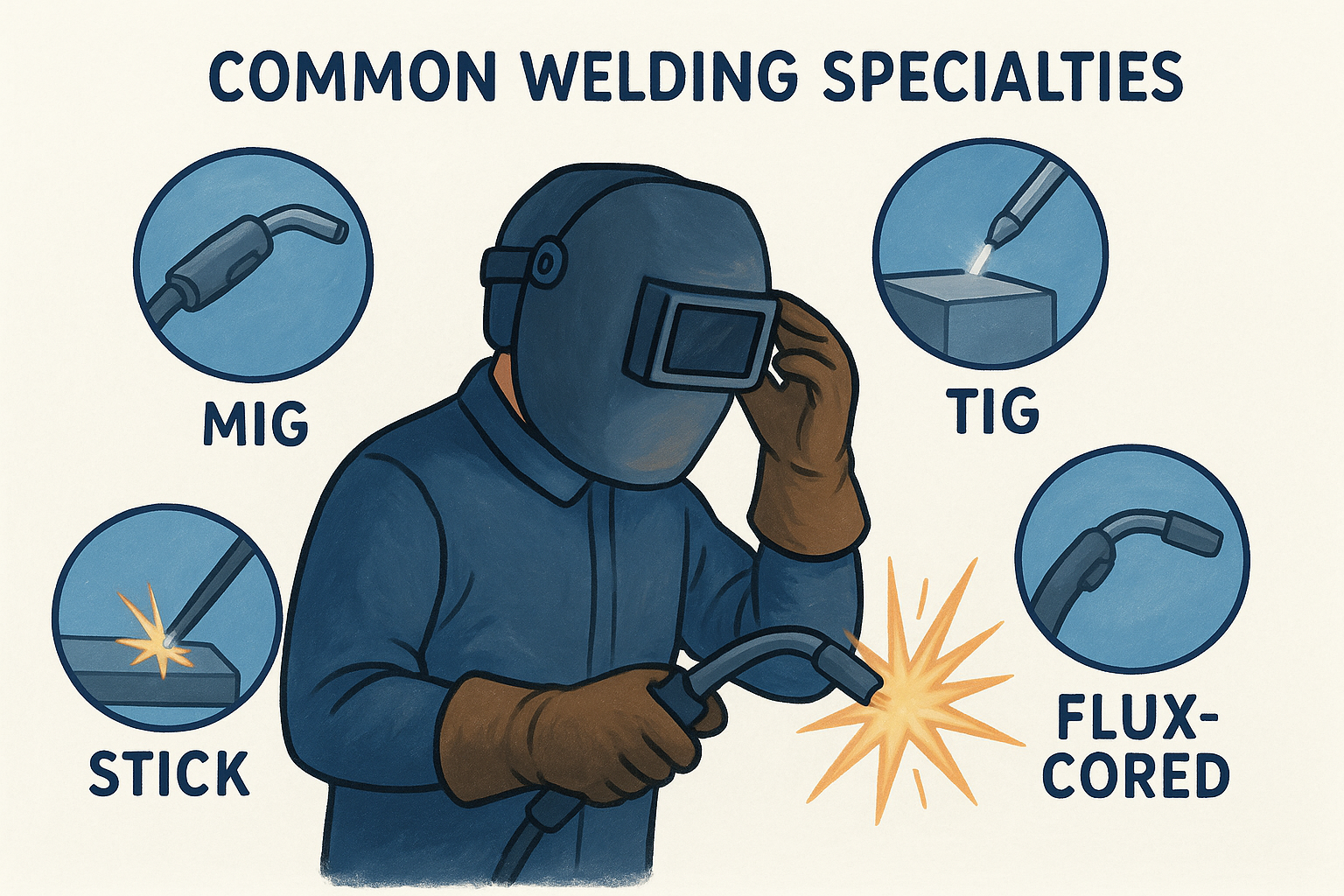 Common welding specialties