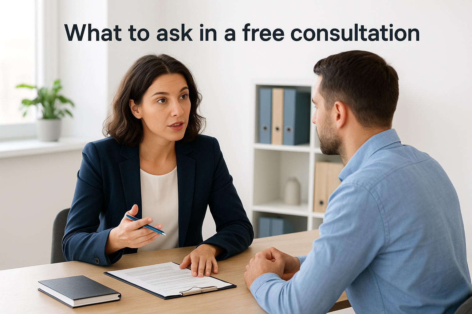 What to ask in a free consultation