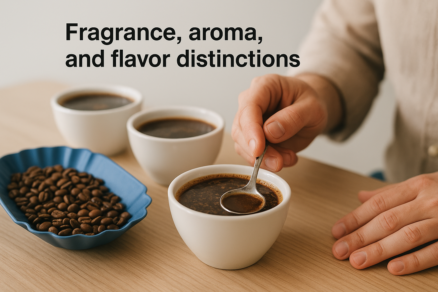 Fragrance, aroma, and flavor distinctions