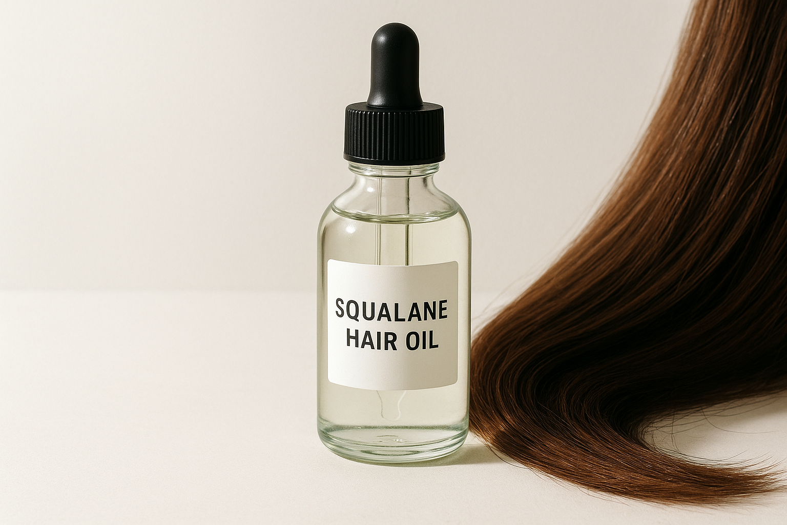 10. Squalane hair oil