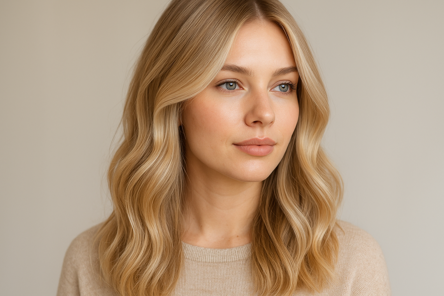 8. Golden silver blonde