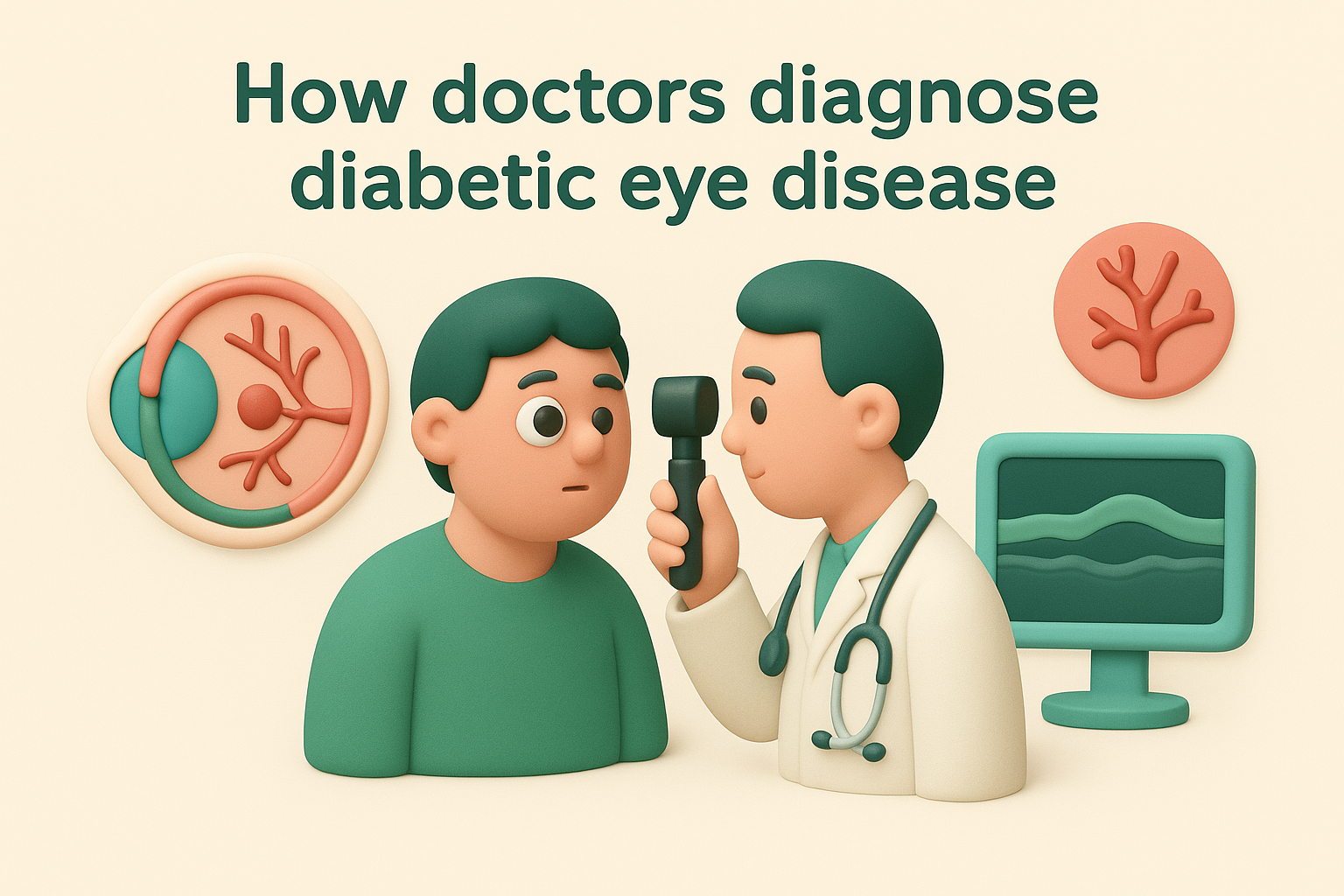 How doctors diagnose diabetic eye disease