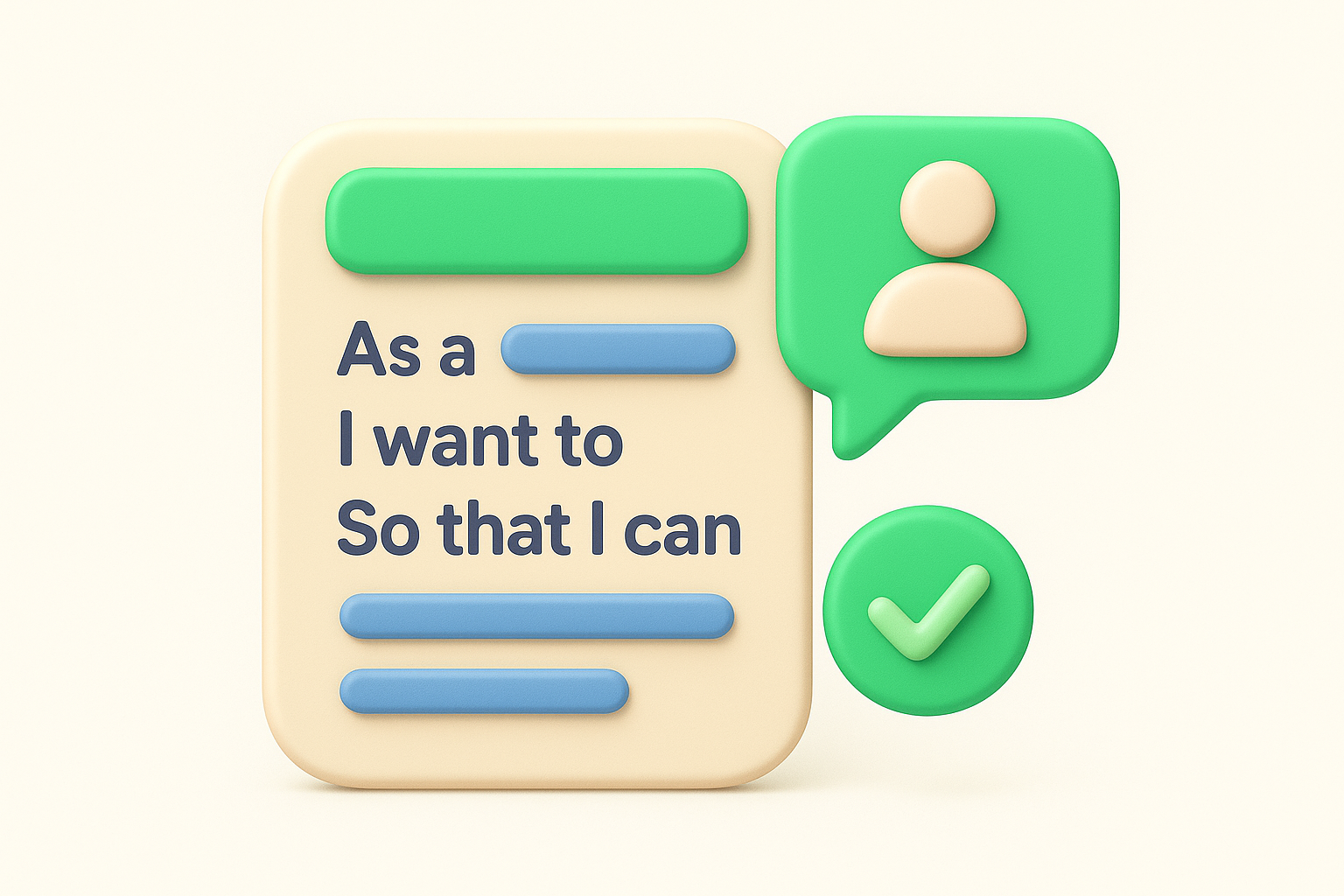 Write the user story with template