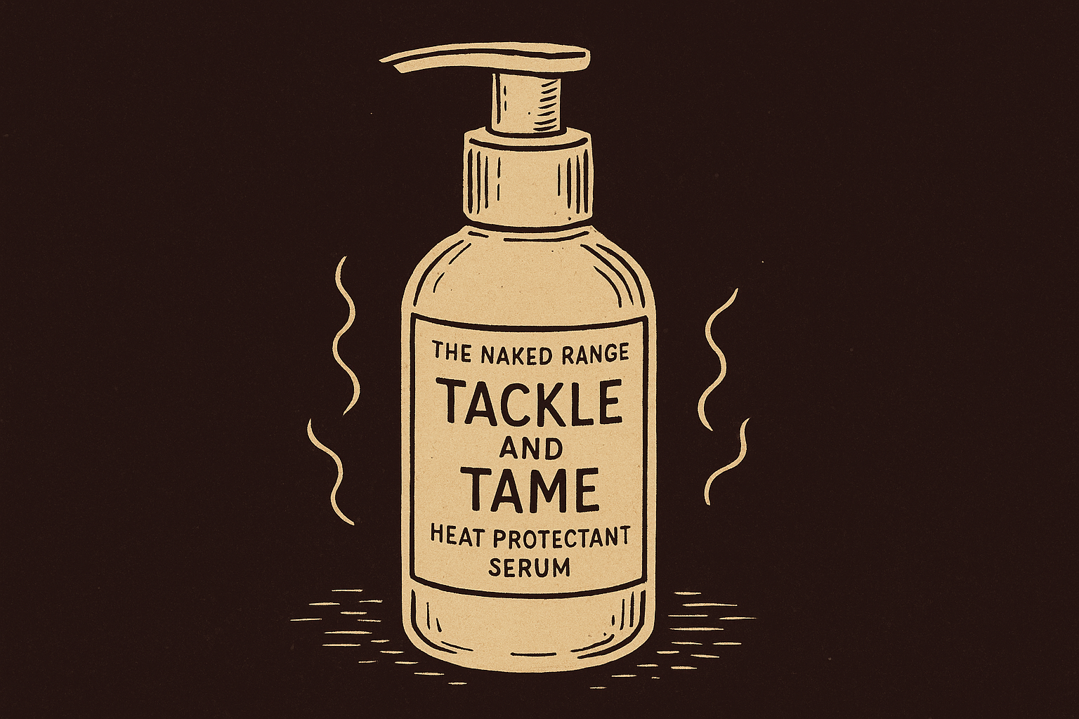4. The Naked Range Tackle and Tame heat protectant serum