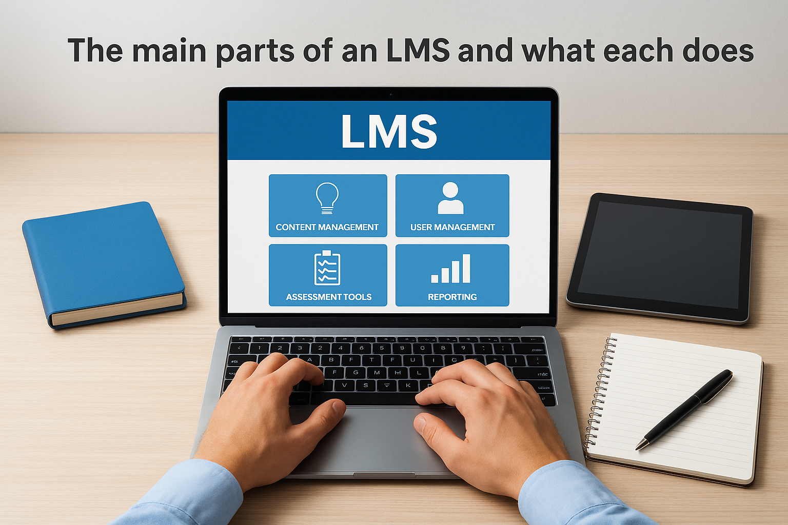 The main parts of an LMS and what each does