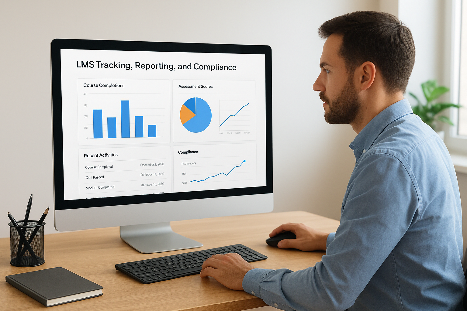 How LMS tracking, reporting, and compliance work