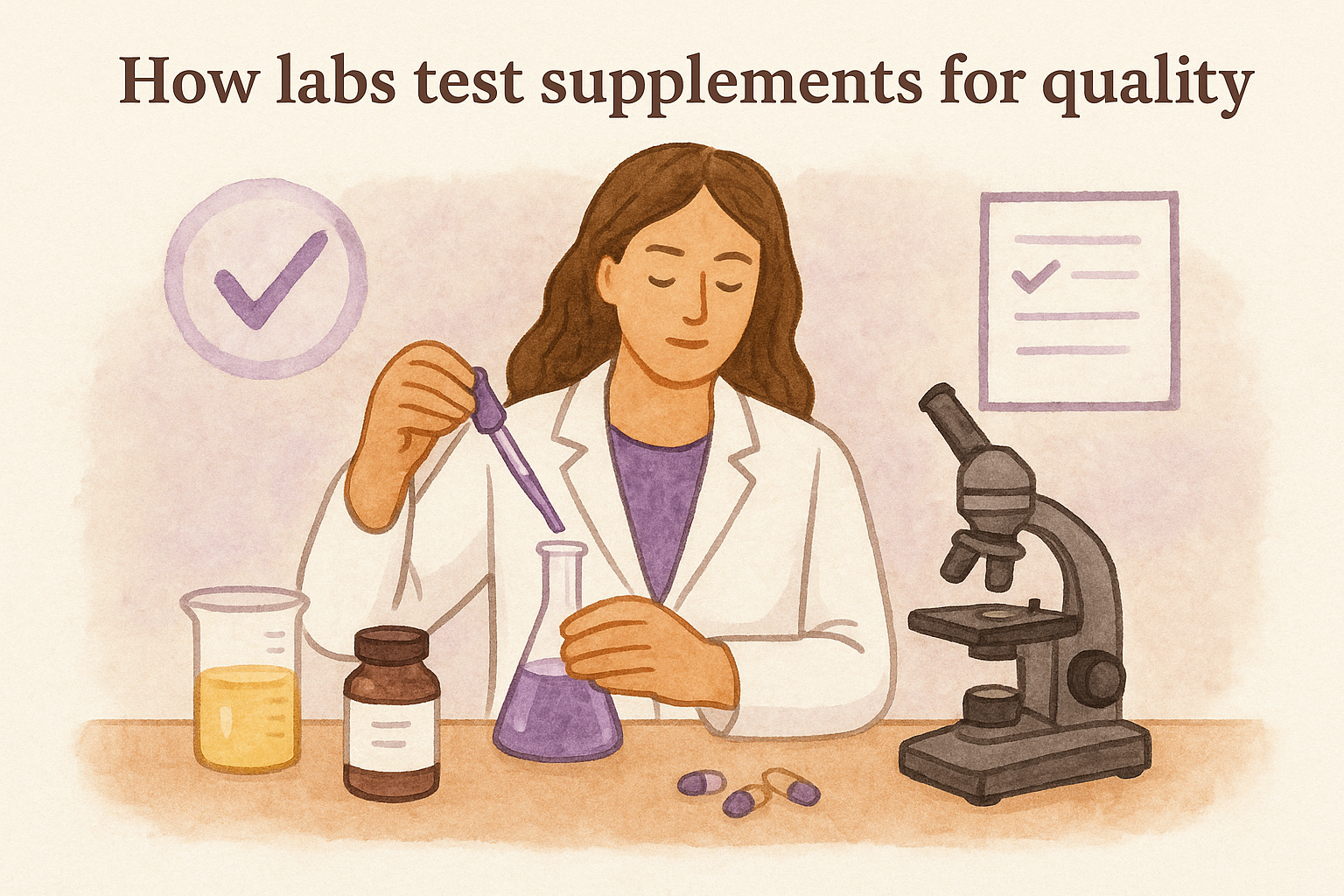 How labs test supplements for quality