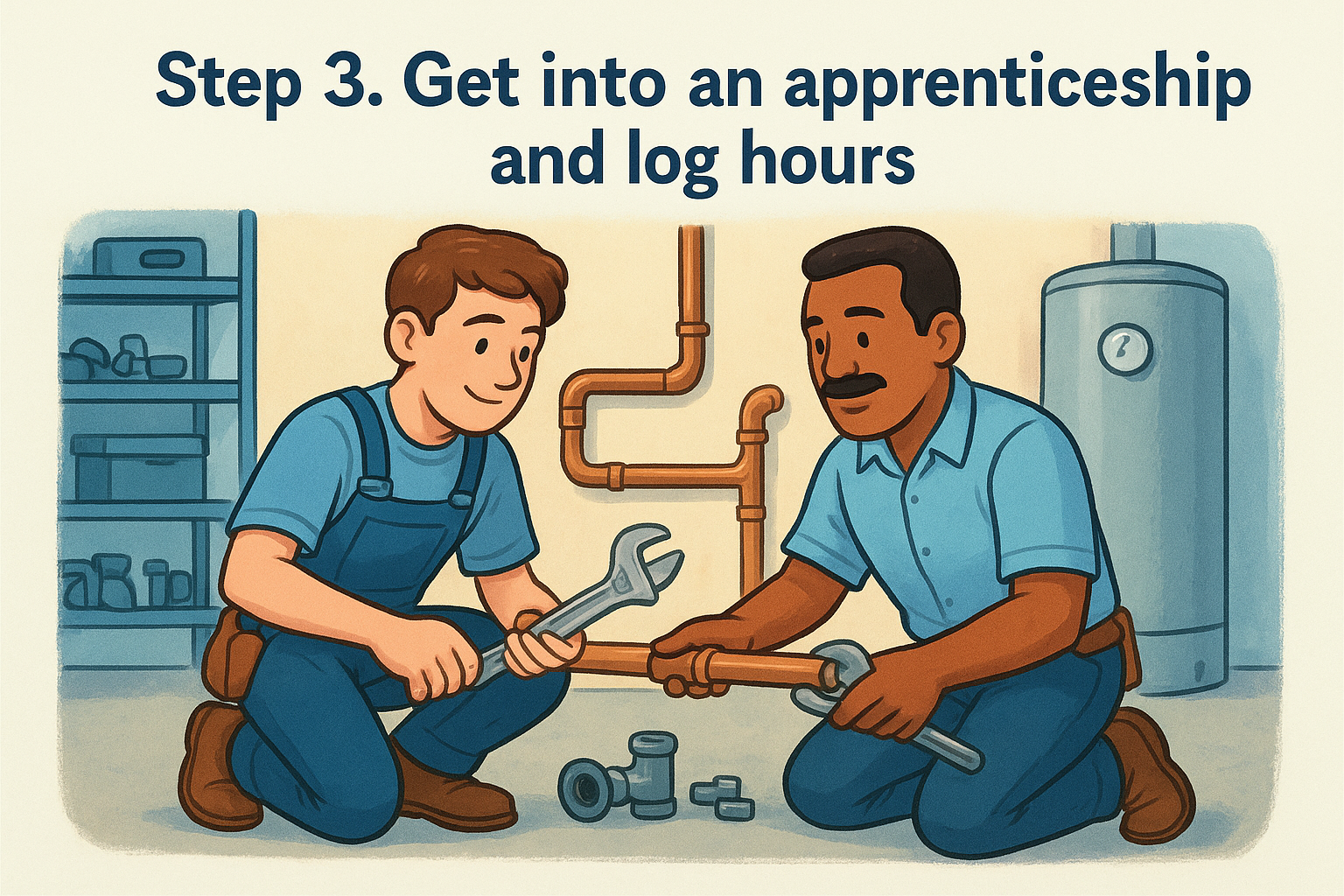 Step 3. Get into an apprenticeship and log hours