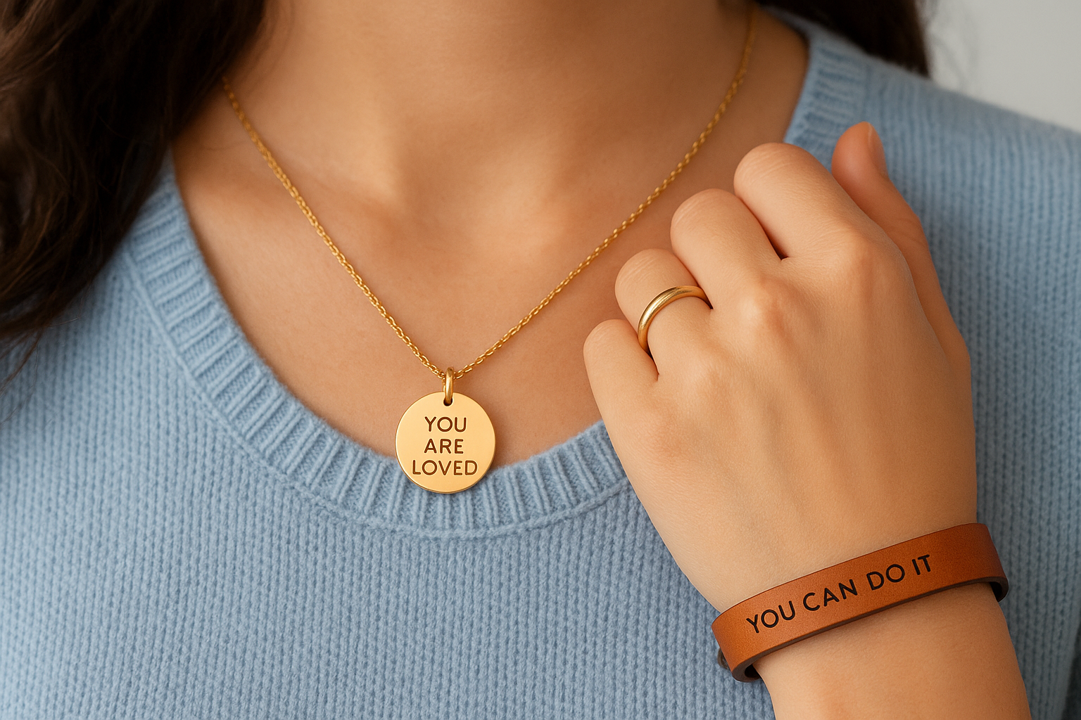 Jewelry and accessories with a message