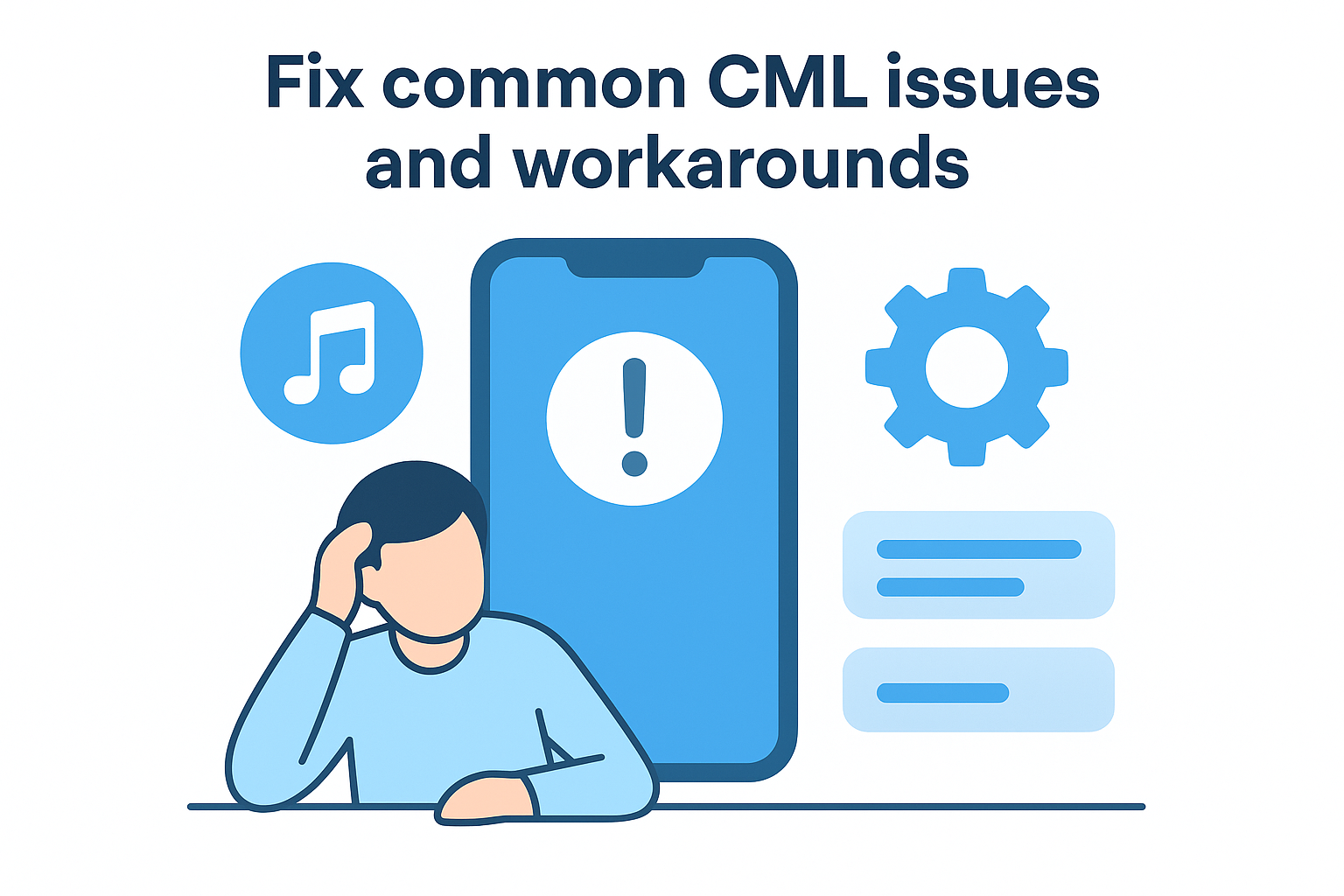 Fix common CML issues and workarounds