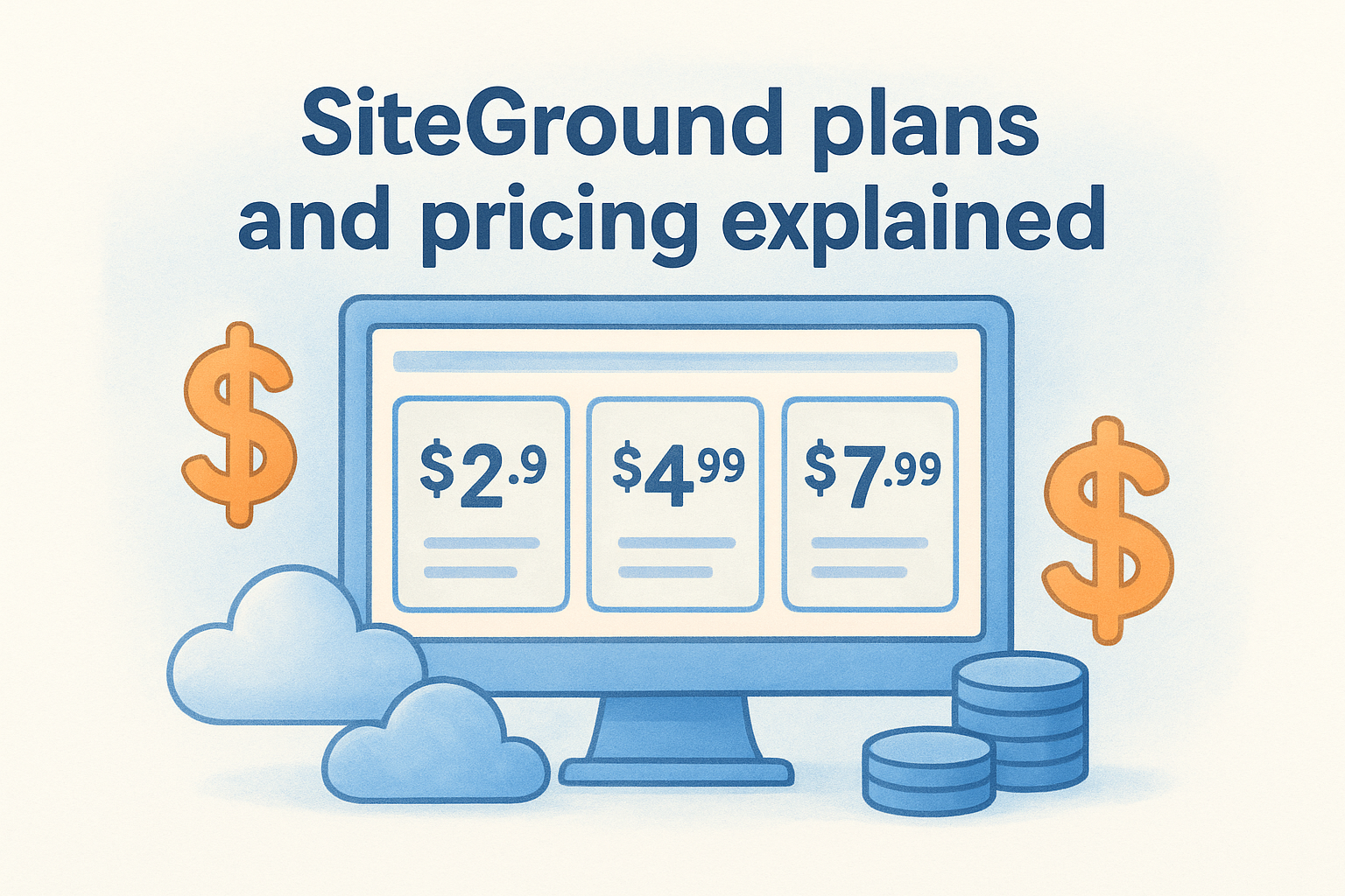 SiteGround plans and pricing explained