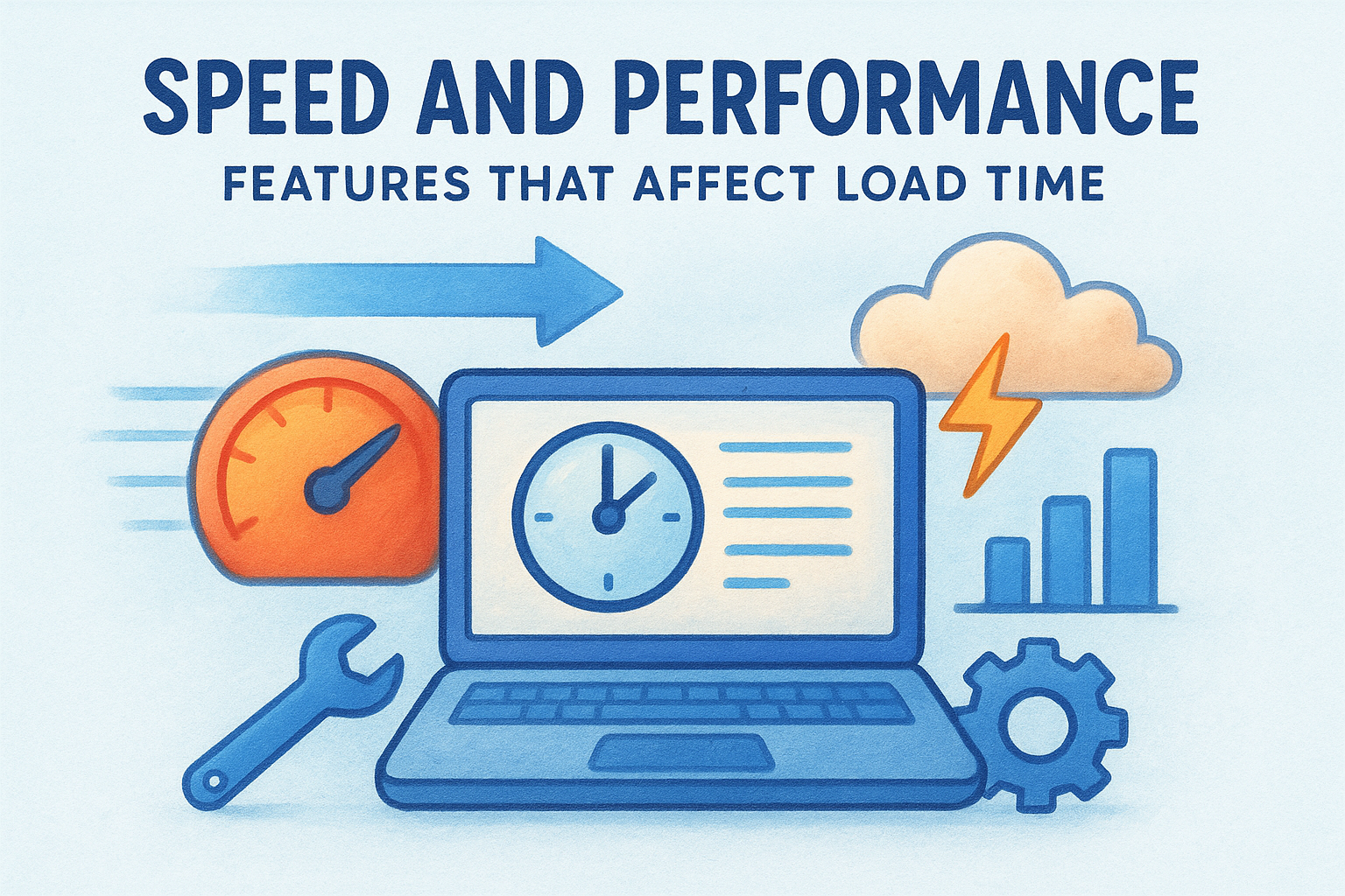 Speed and performance features that affect load time